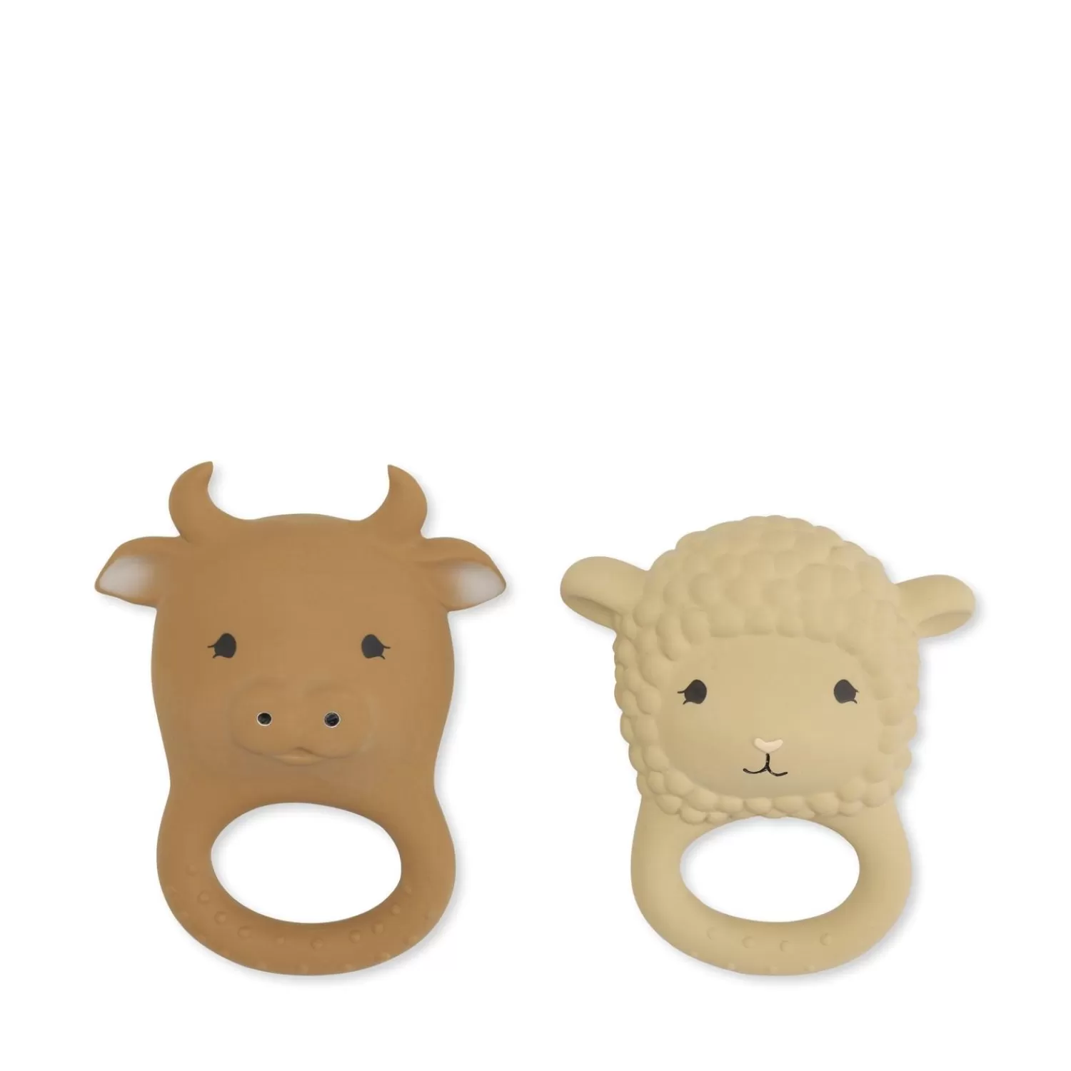 Konges Sløjd 2 Pak Bidering Bondegard - Sheep/Cow