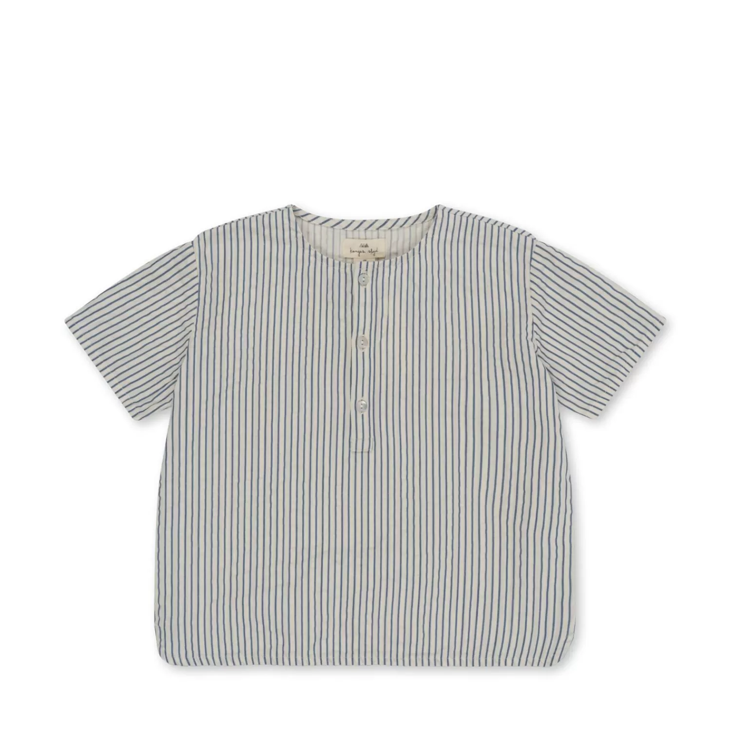 Born Konges Sløjd Ace Ss Skjorte - Stripe Bluie