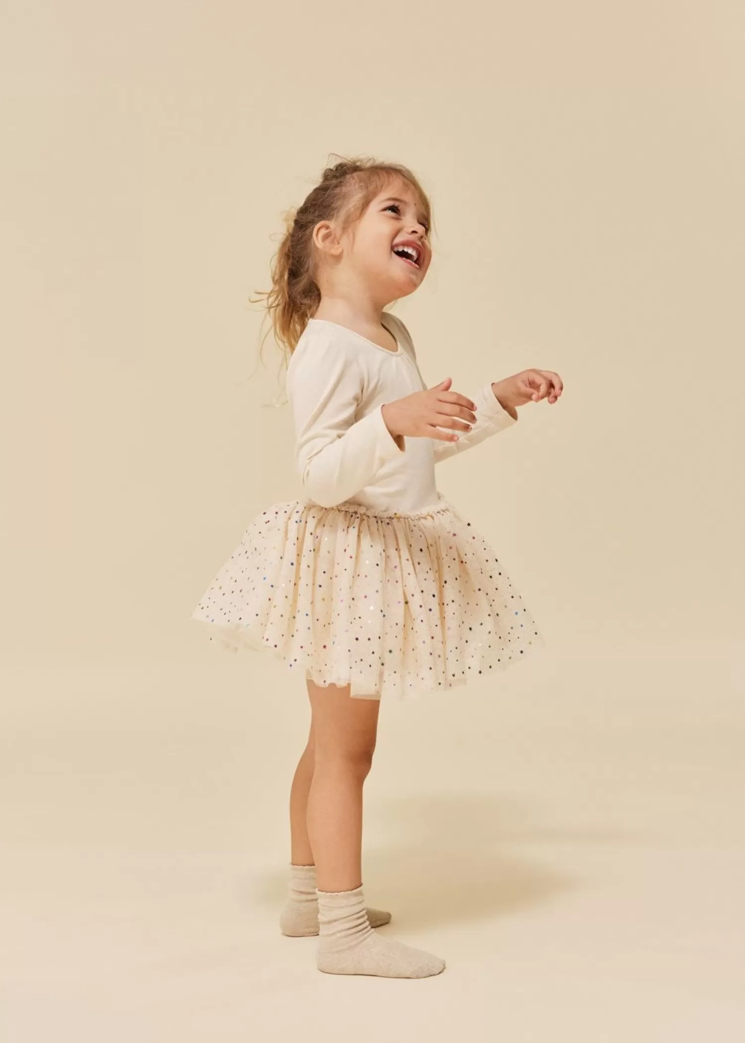 Born Konges Sløjd Ballerinakjole - Etoile Multi Brazilian Sand