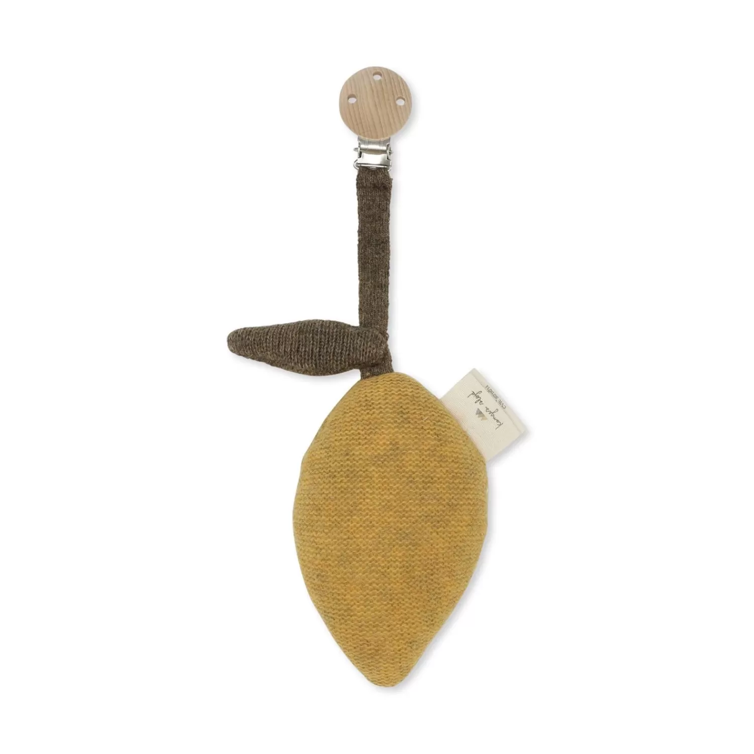 Konges Sløjd BarnevognsLegetøj Lemon - Mustard/Army