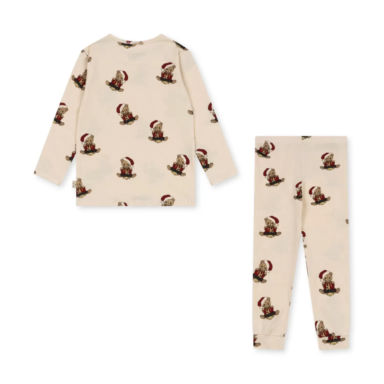 Born Konges Sløjd Basic Saet Med Bluse/Bukser - Christmas Teddy