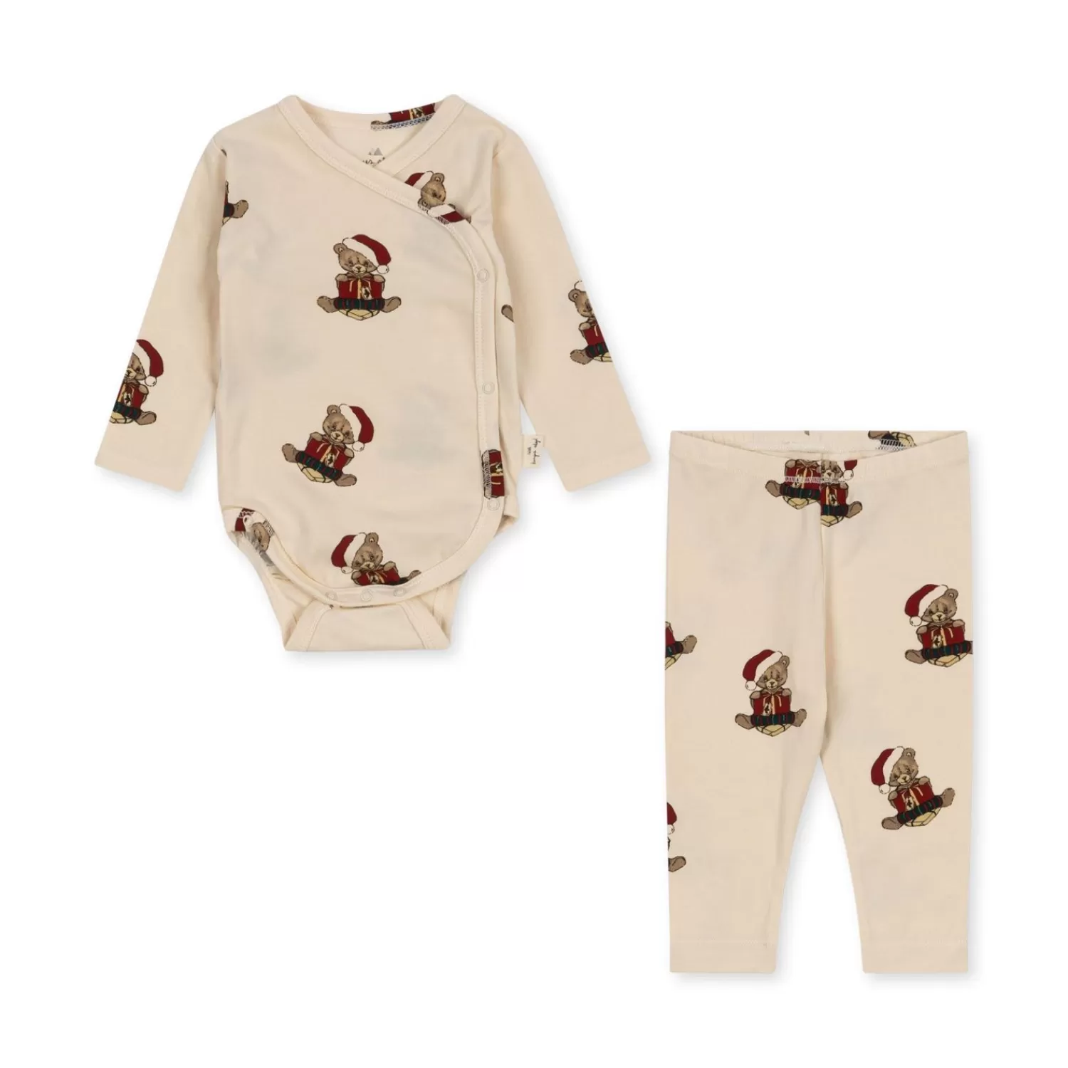 Born Konges Sløjd Basic Saet Til Nyfodte - Christmas Teddy
