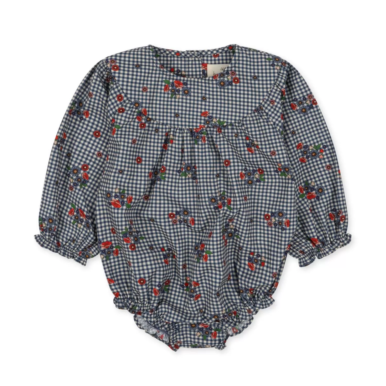 Born Konges Sløjd Bibi Romper - Blossom Check