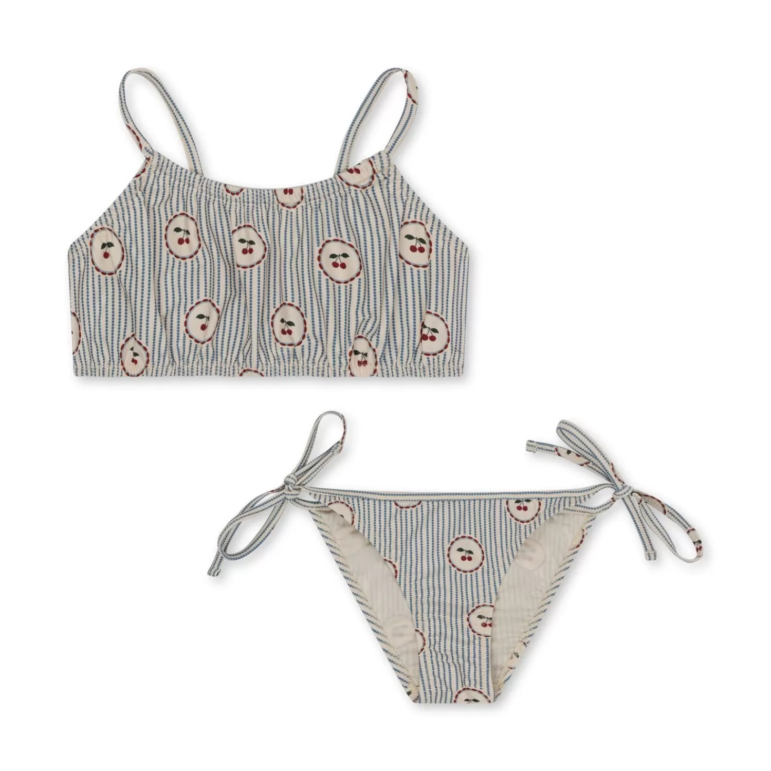 Born Konges Sløjd Cale Bikini - Cherry Stripe
