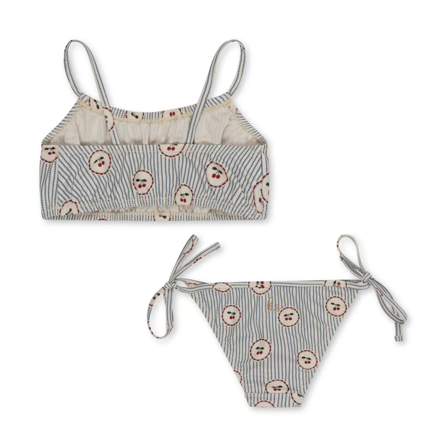Born Konges Sløjd Cale Bikini - Cherry Stripe