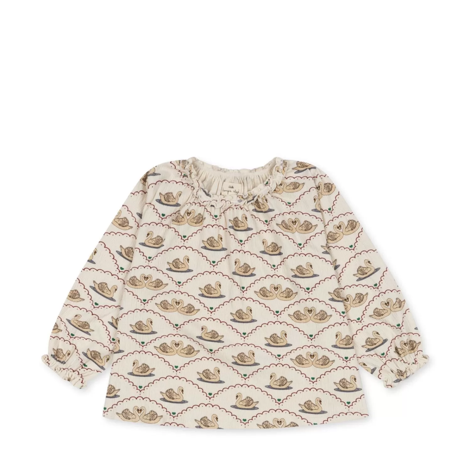 Born Konges Sløjd Chleo Bluse - Swan