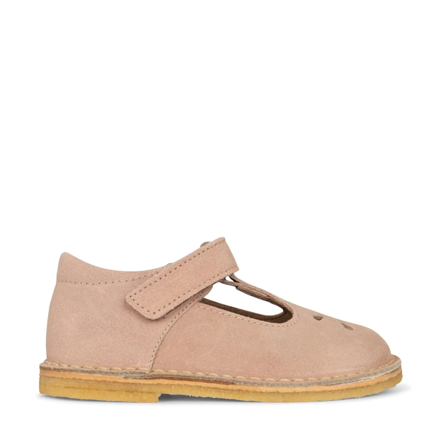 Born Konges Sløjd Chou Sandals Cutwork Suede - Dusty Pink