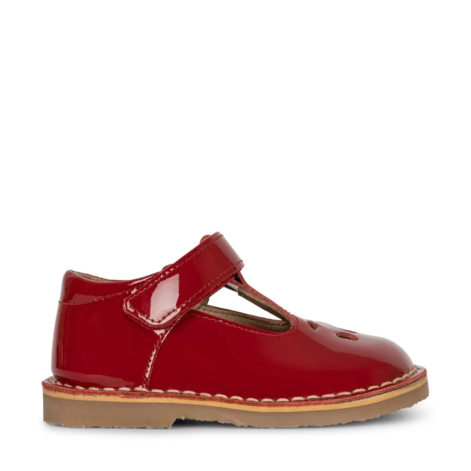Born Konges Sløjd Chou Sandals Patent - Deep Red