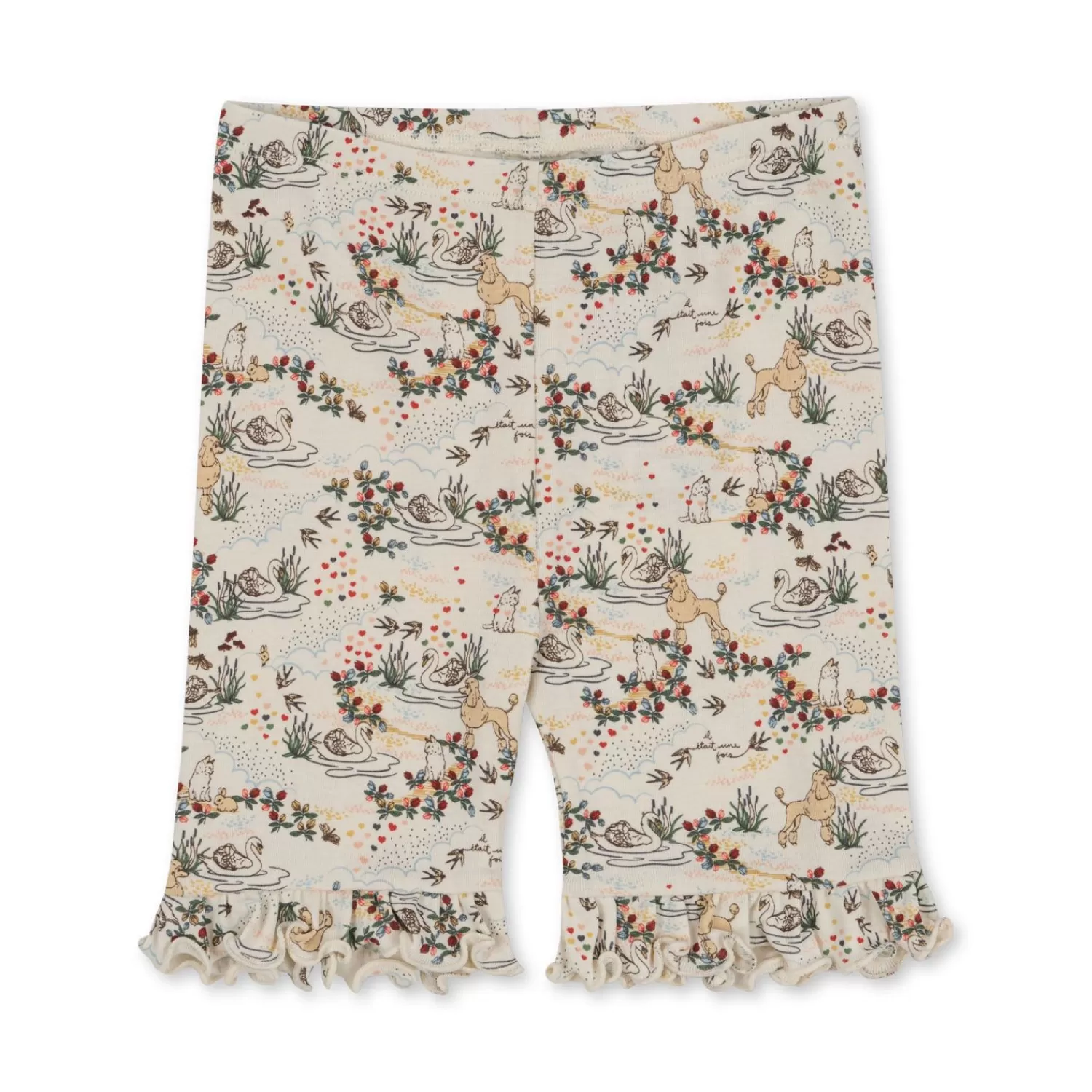 Born Konges Sløjd Classic Korte Leggings Med Flaeser - Mizumi