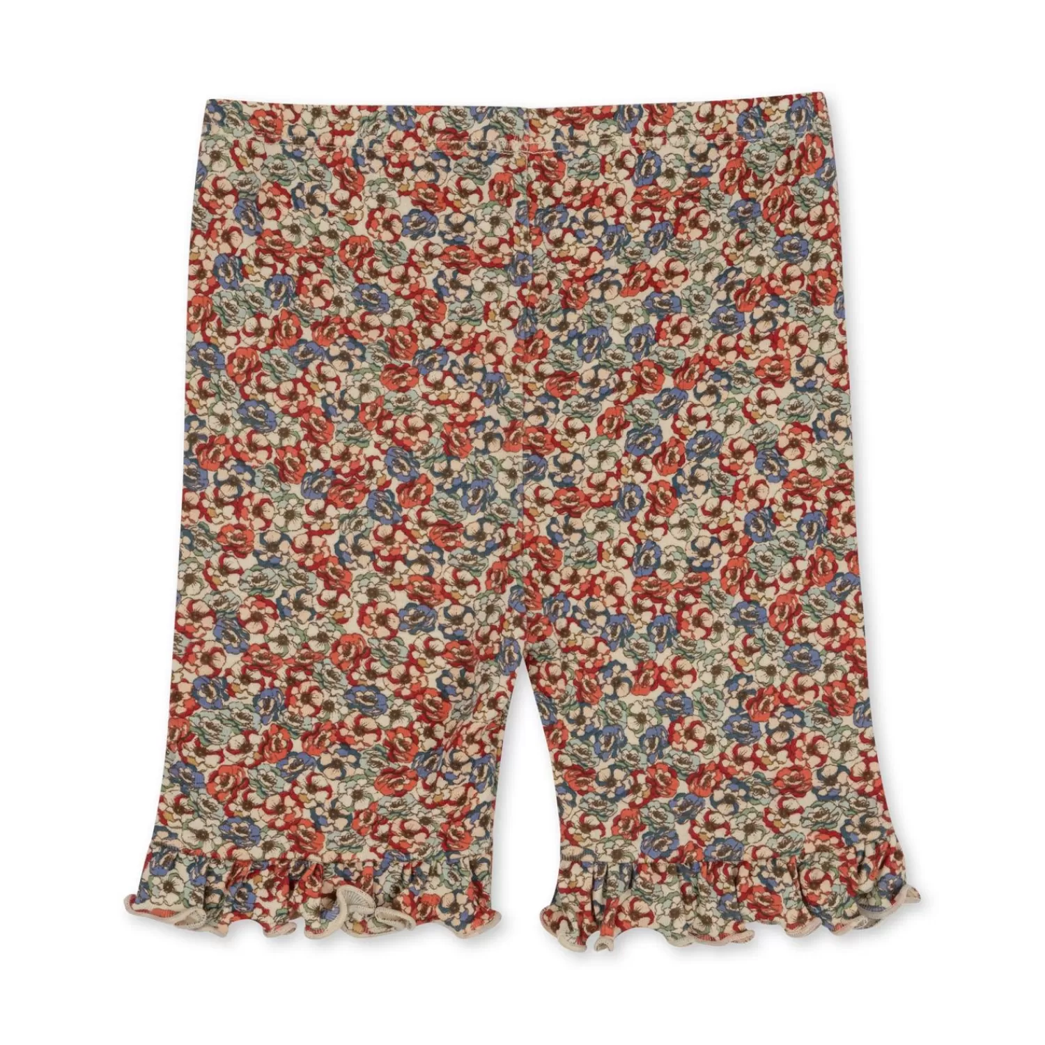 Born Konges Sløjd Classic Korte Leggings Med Flaeser - Rosier Rouge