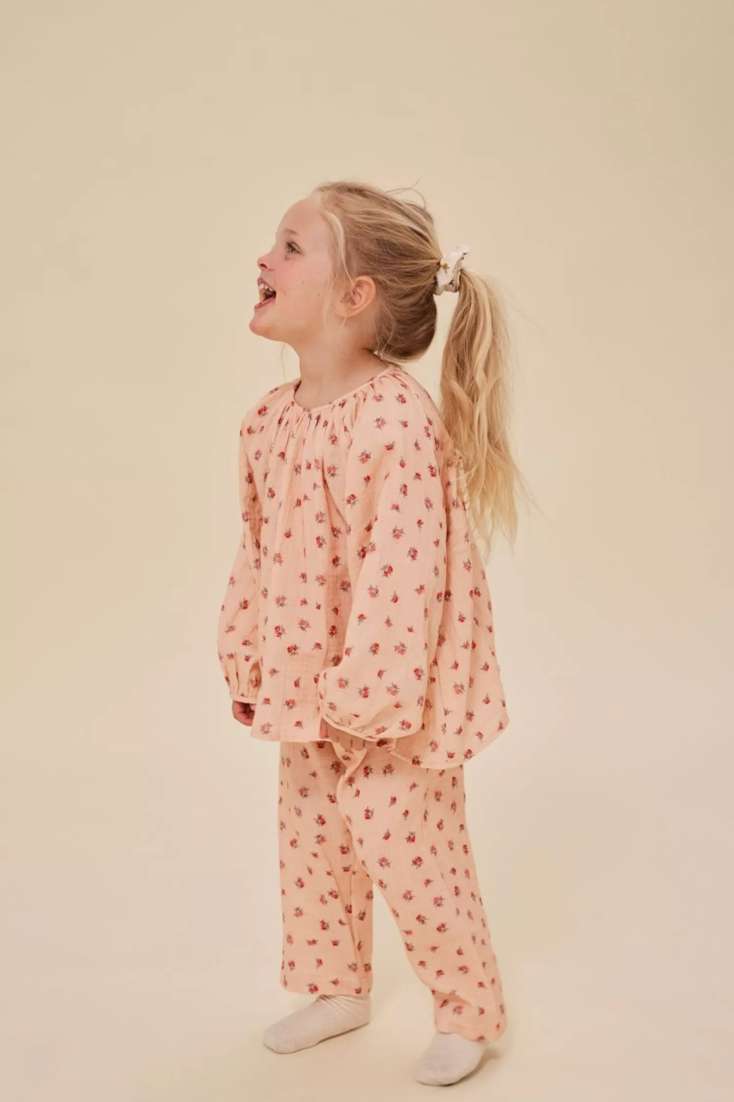 Born Konges Sløjd Coco Bluse - Peonia Pink