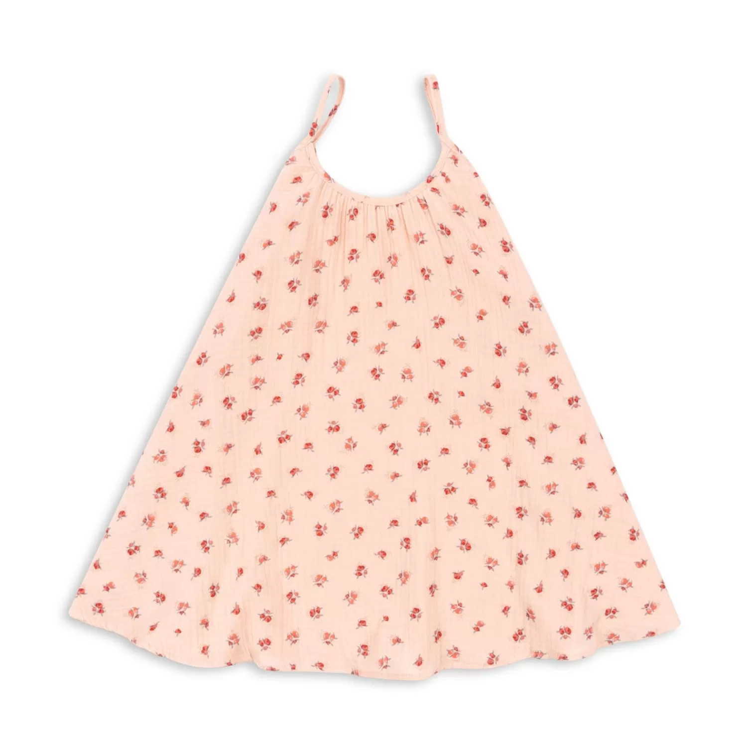 Born Konges Sløjd Coco Stropkjole - Peonia Pink