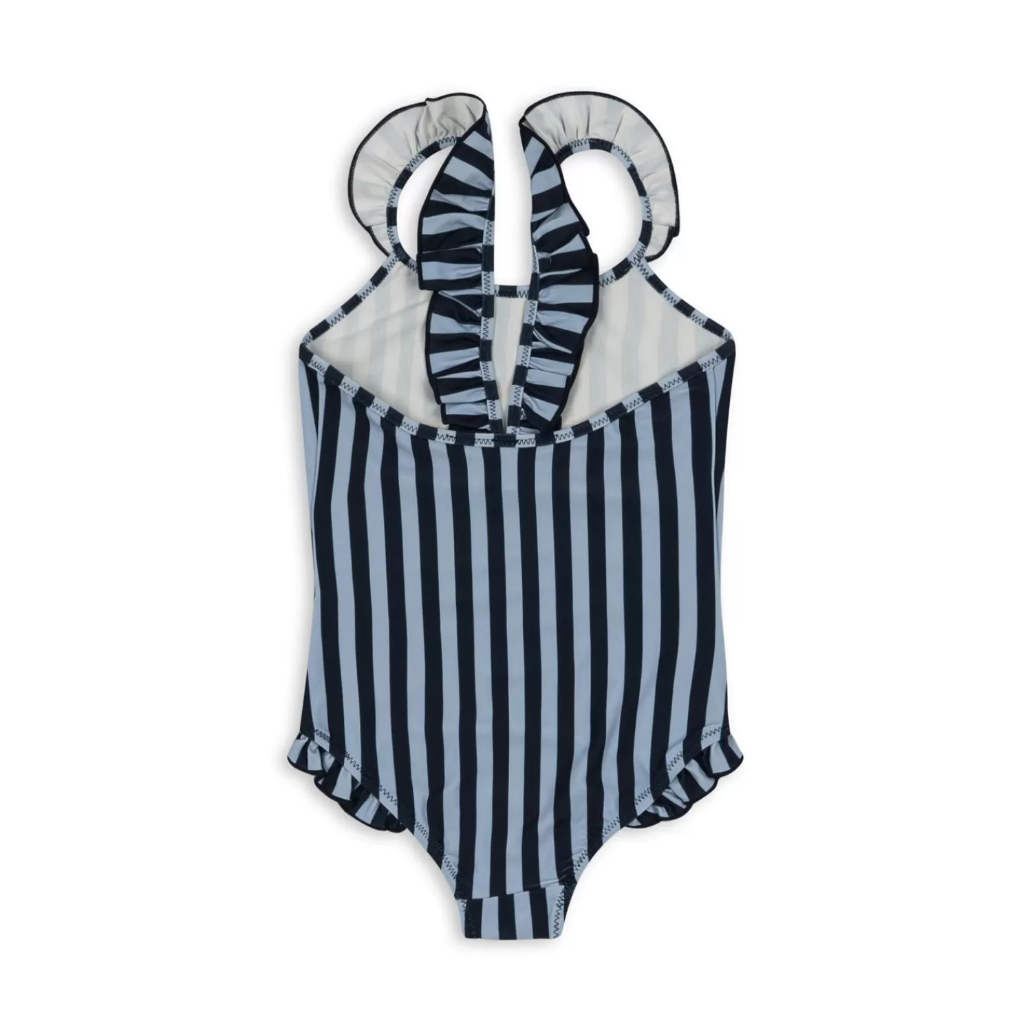 Born Konges Sløjd Dea Badedragt Med Flaeser - Navy Stripe