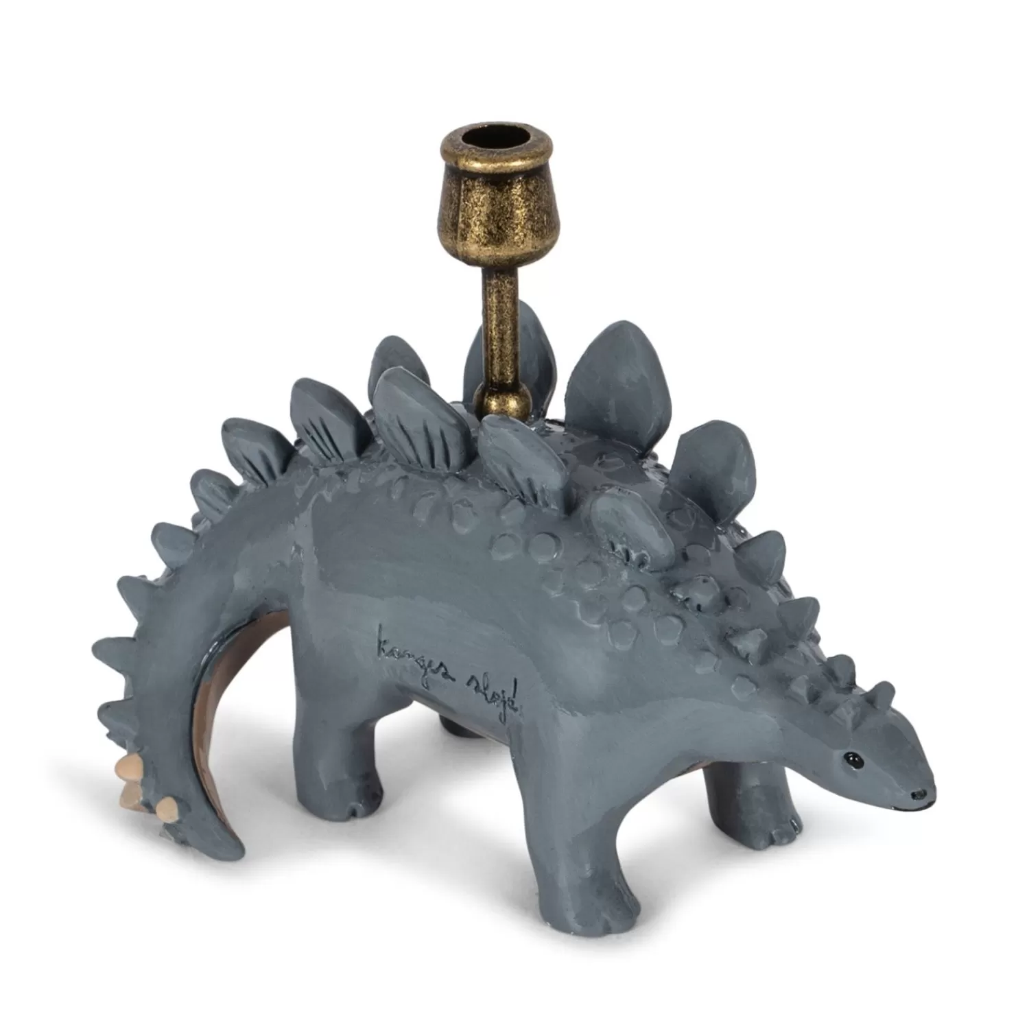 Konges Sløjd Dino Lysestage - Green