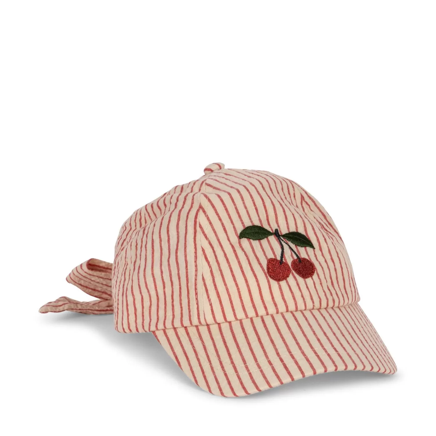 Born Konges Sløjd Ellie Kasket Med Slojfe - Amour Stripe