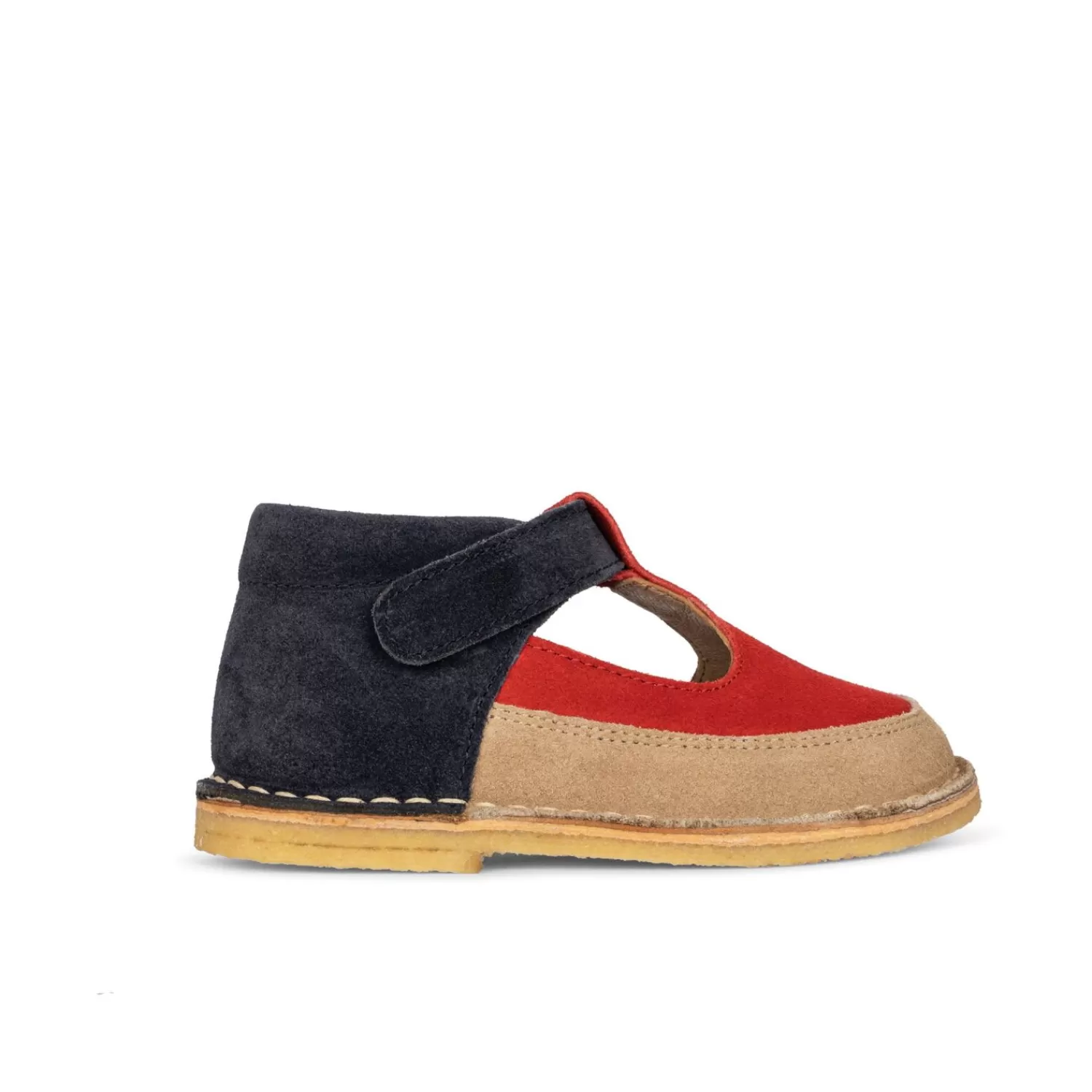 Born Konges Sløjd Esmee Sandals Block Suede - Tricolore