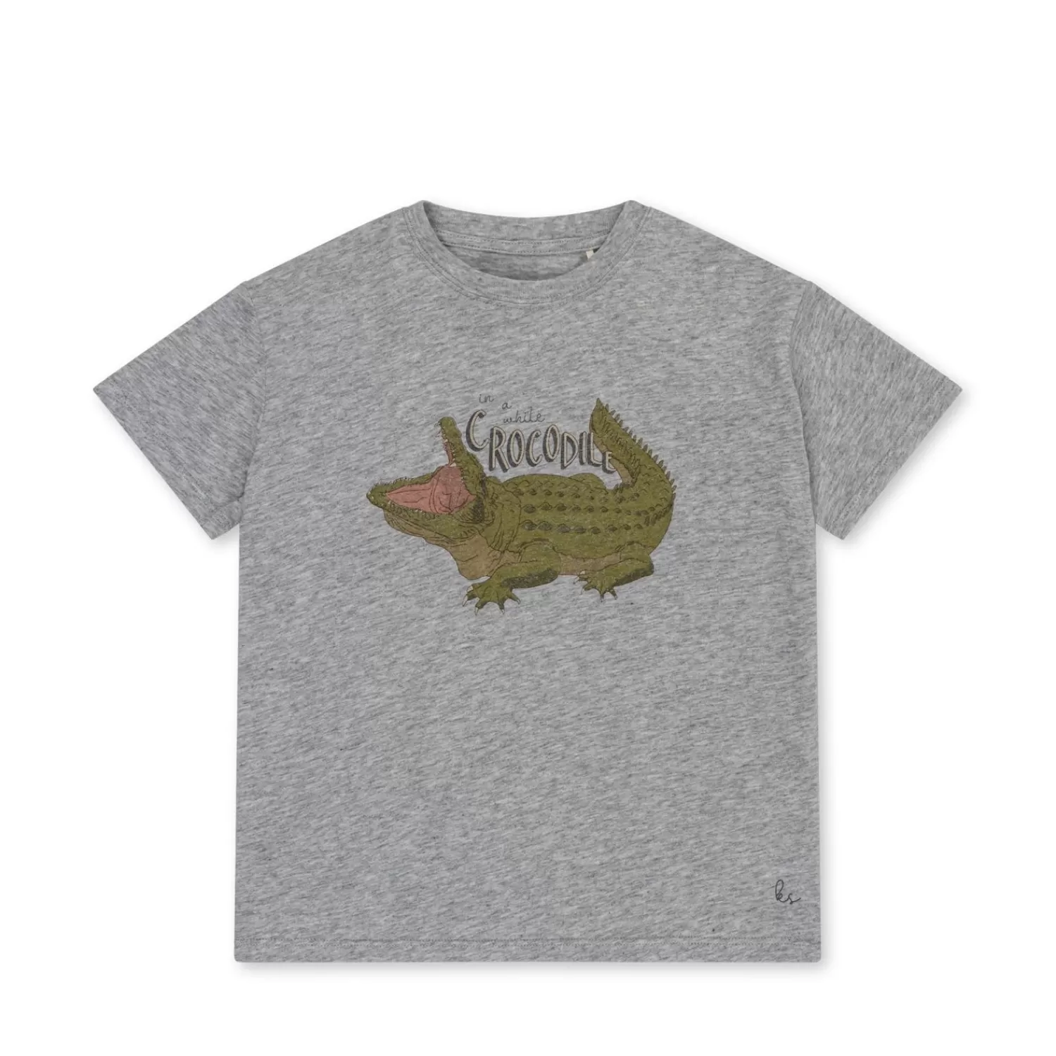 Born Konges Sløjd Famo T-Shirt - Grey Melange