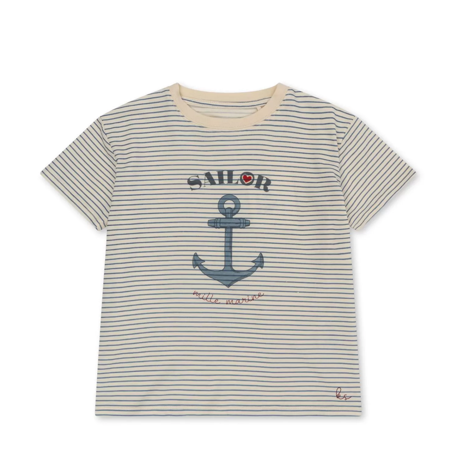 Born Konges Sløjd Famo T-Shirt - Stripe Bluie