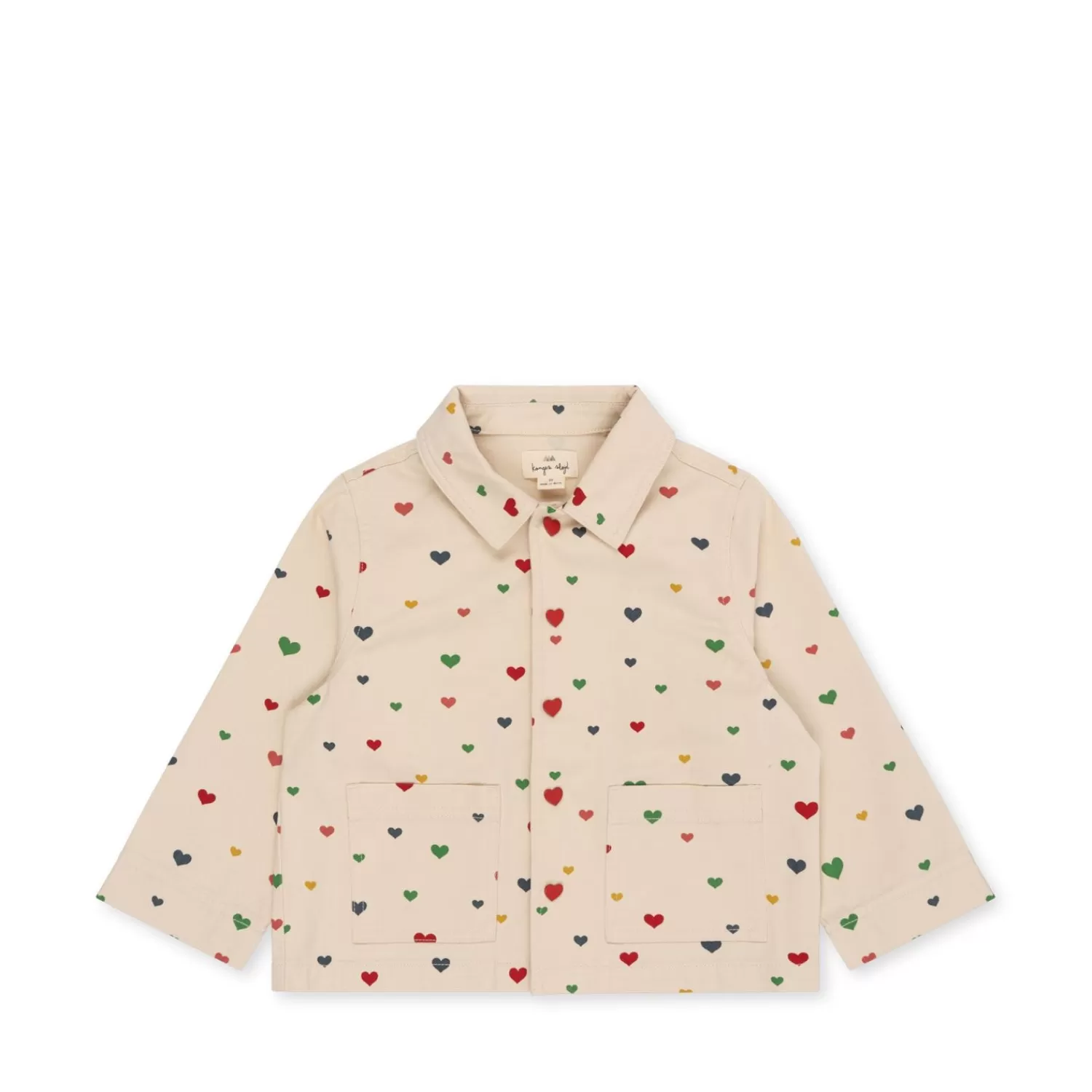 Born Konges Sløjd Fen Skjortejakke - Multi Heart Blush