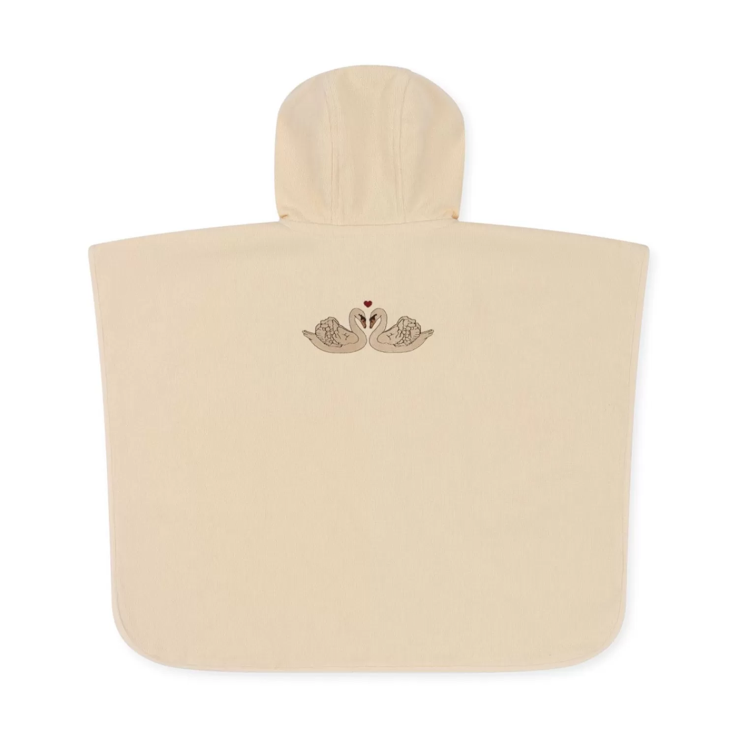Konges Sløjd Frotteponcho Med Broderi - Swan