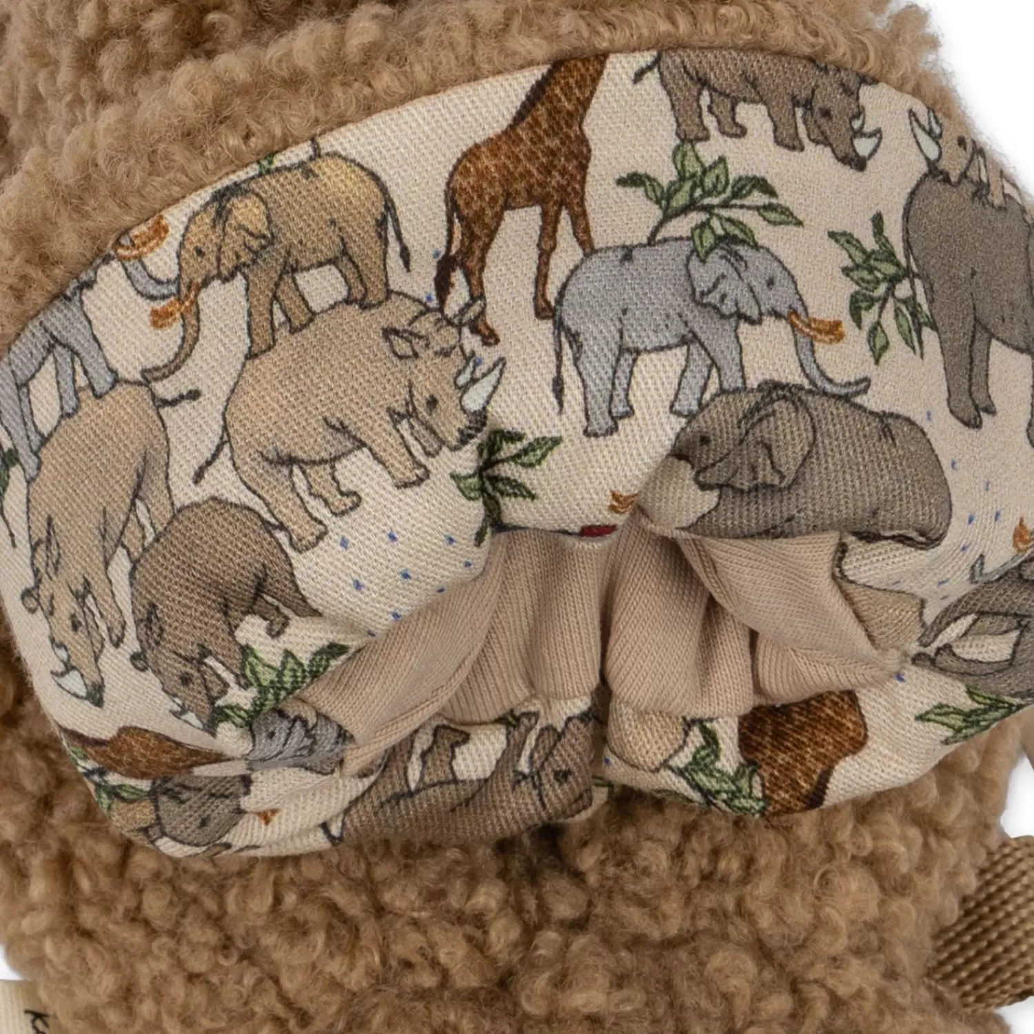 Born Konges Sløjd Grizz Teddy Babyvanter - Shitake