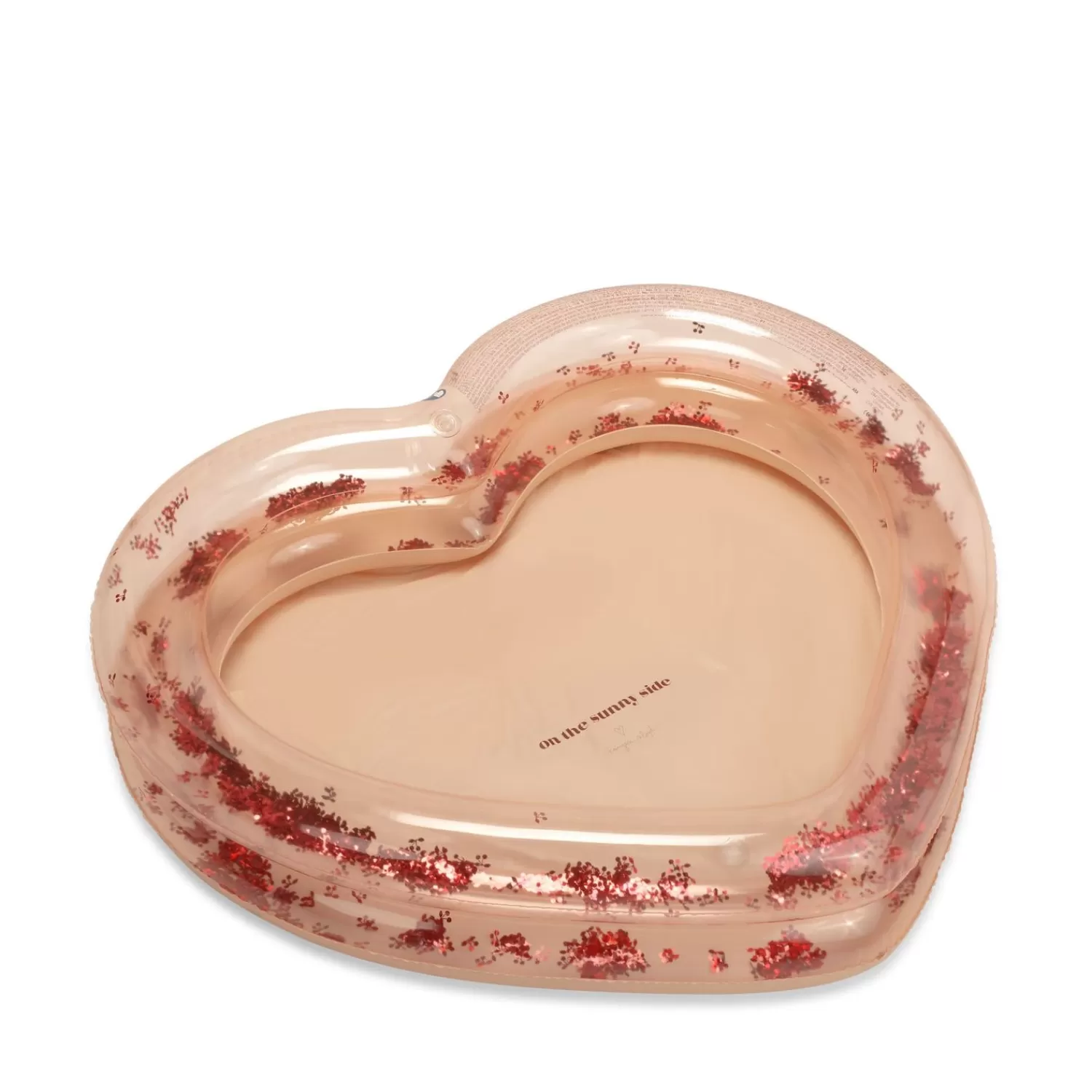 Konges Sløjd Hjerteformet Badebassin - Blush Transparent