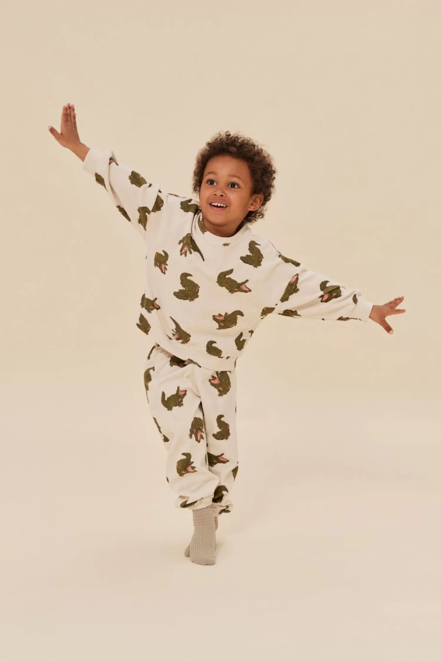 Born Konges Sløjd Itty Sweatshirt - Crocodile