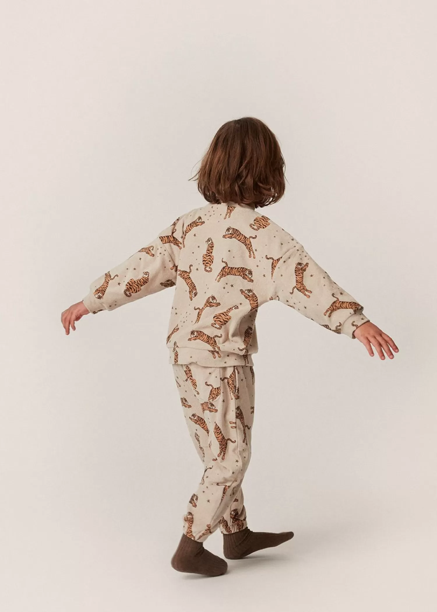 Born Konges Sløjd Itty Sweatshirt - Tiger Sand