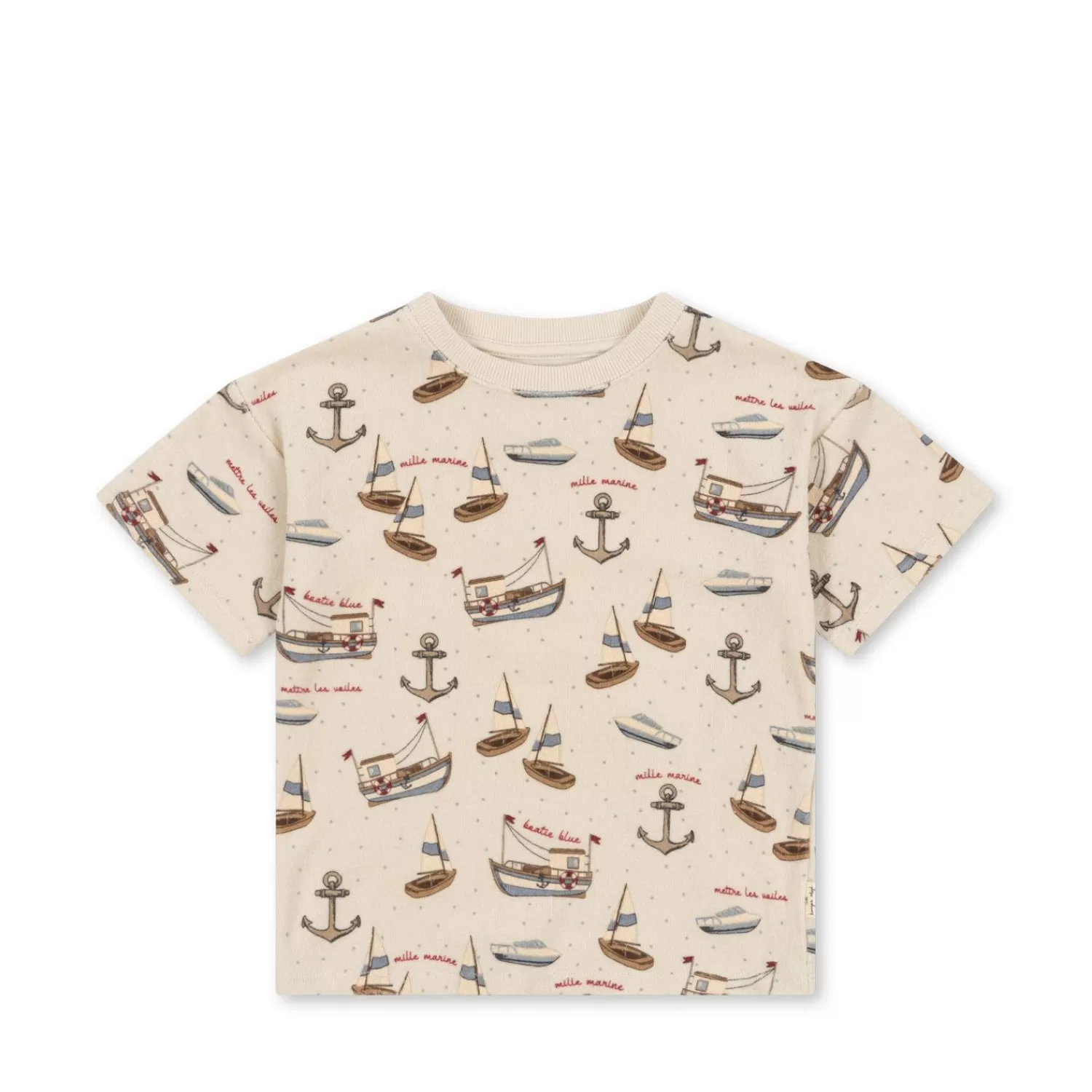 Born Konges Sløjd Itty T-Shirt - Sail Away