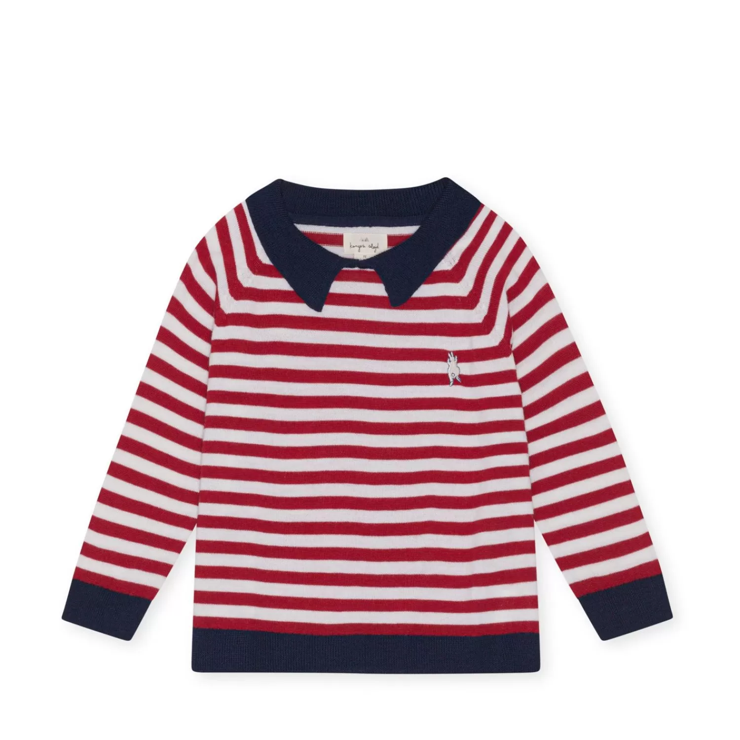 Born Konges Sløjd Jade Strikbluse - Cranberry