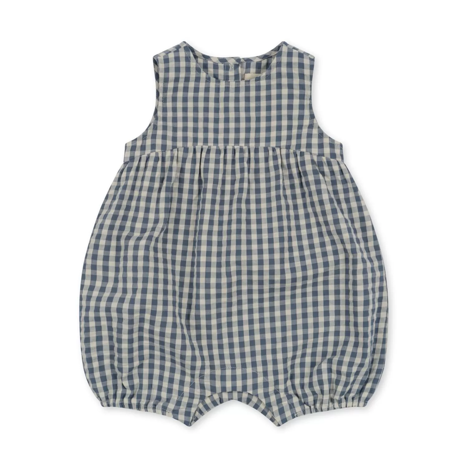 Born Konges Sløjd Kim Romper - Captains Blue Check