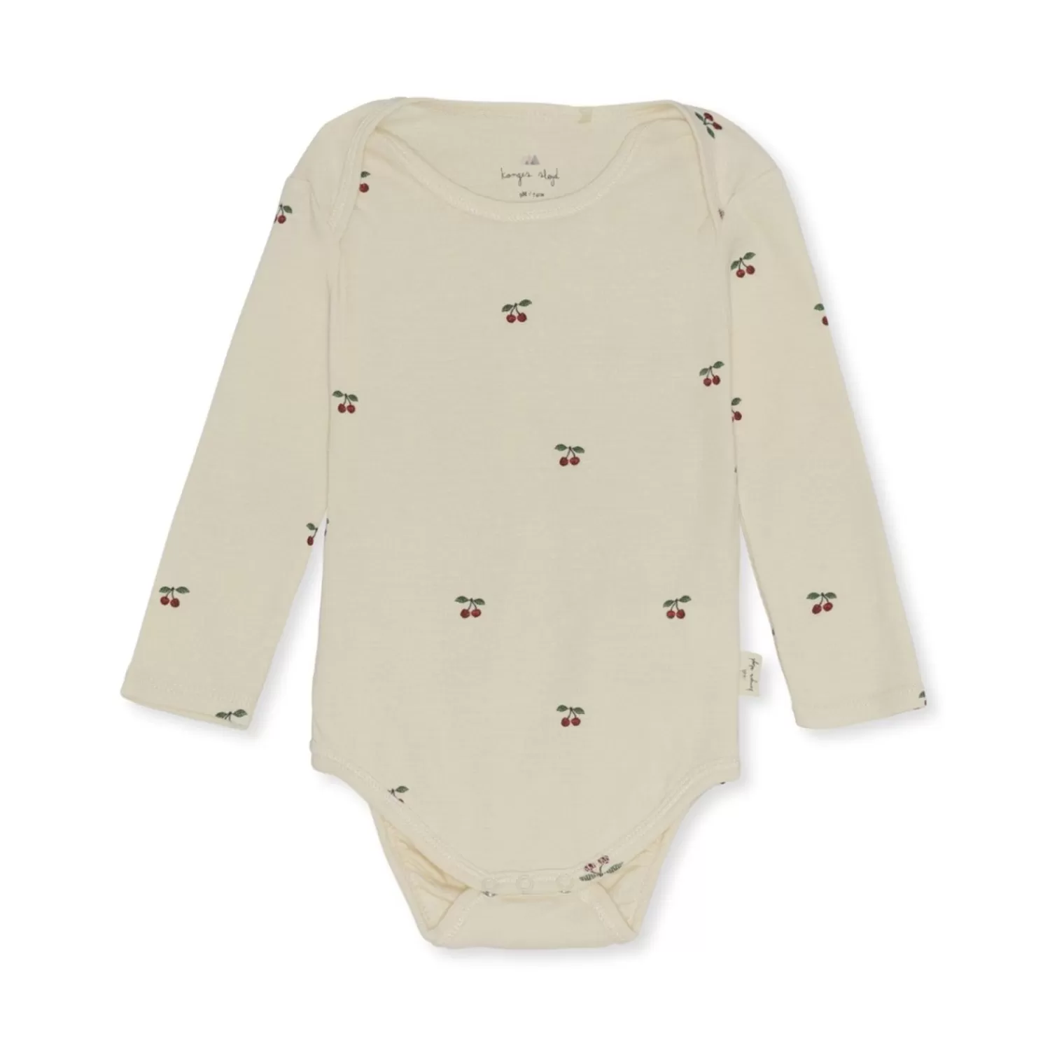 Born Konges Sløjd Langaermet Body - Cherry