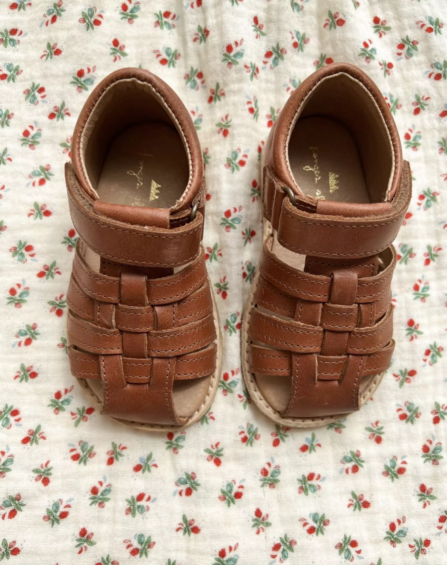 Born Konges Sløjd Lapinou Strap Sandals - Cognac