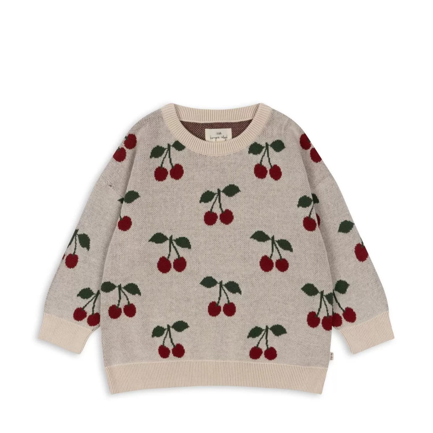 Born Konges Sløjd Lapis Strikbluse - Cherry