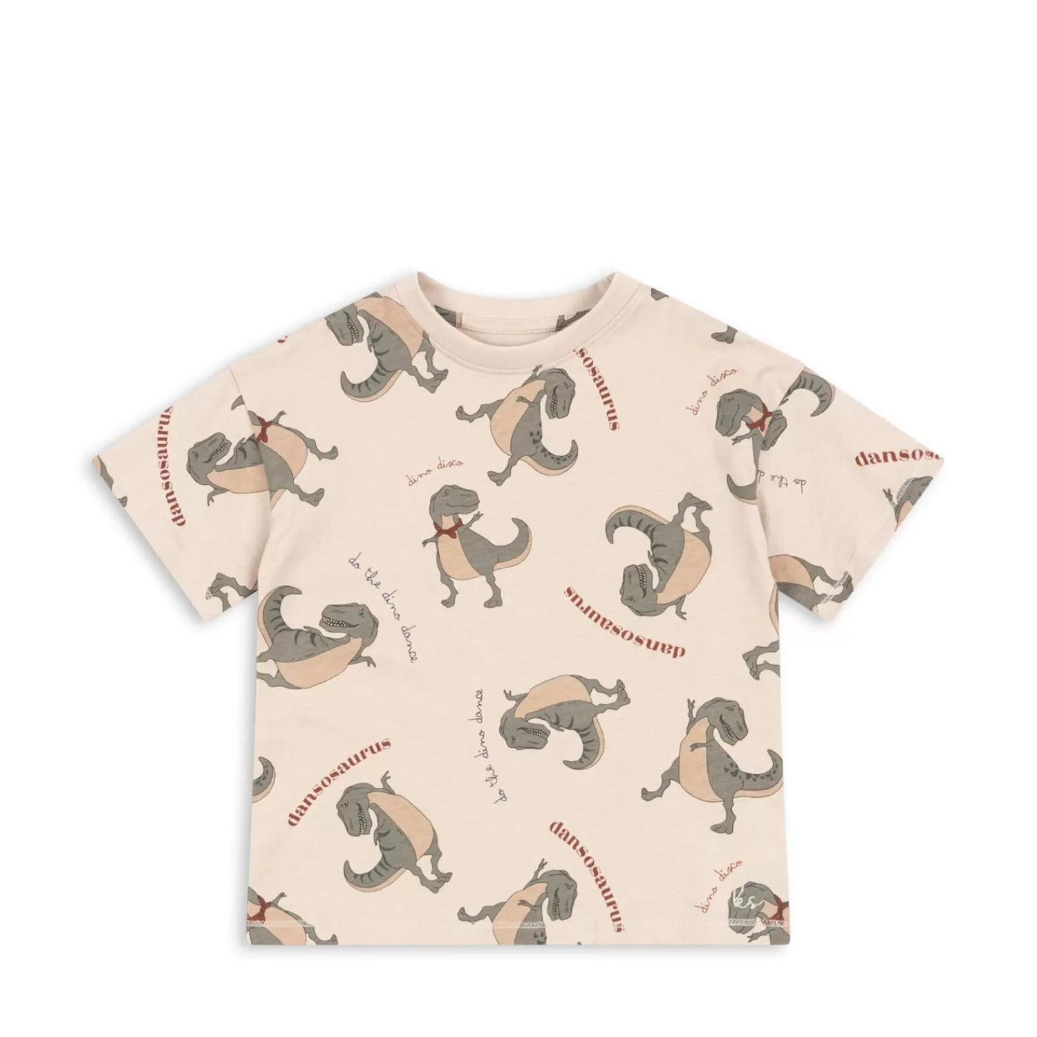Born Konges Sløjd Lin T-Shirt - Dansosaurus