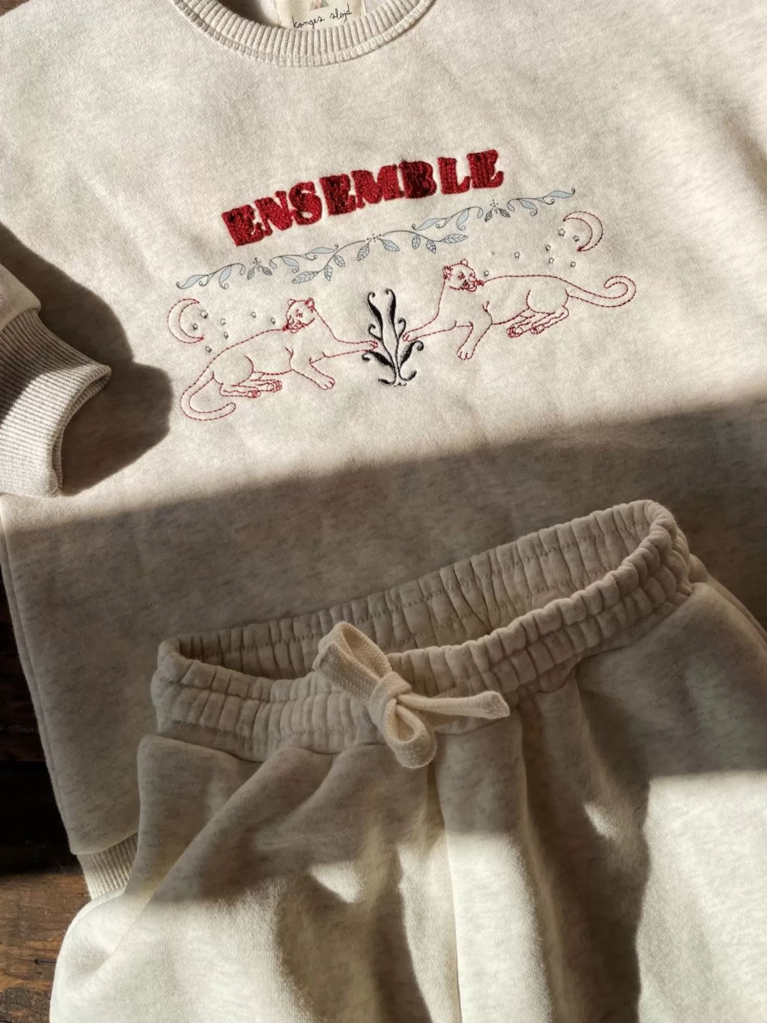 Born Konges Sløjd Lou Joggingbukser - Grey Melange
