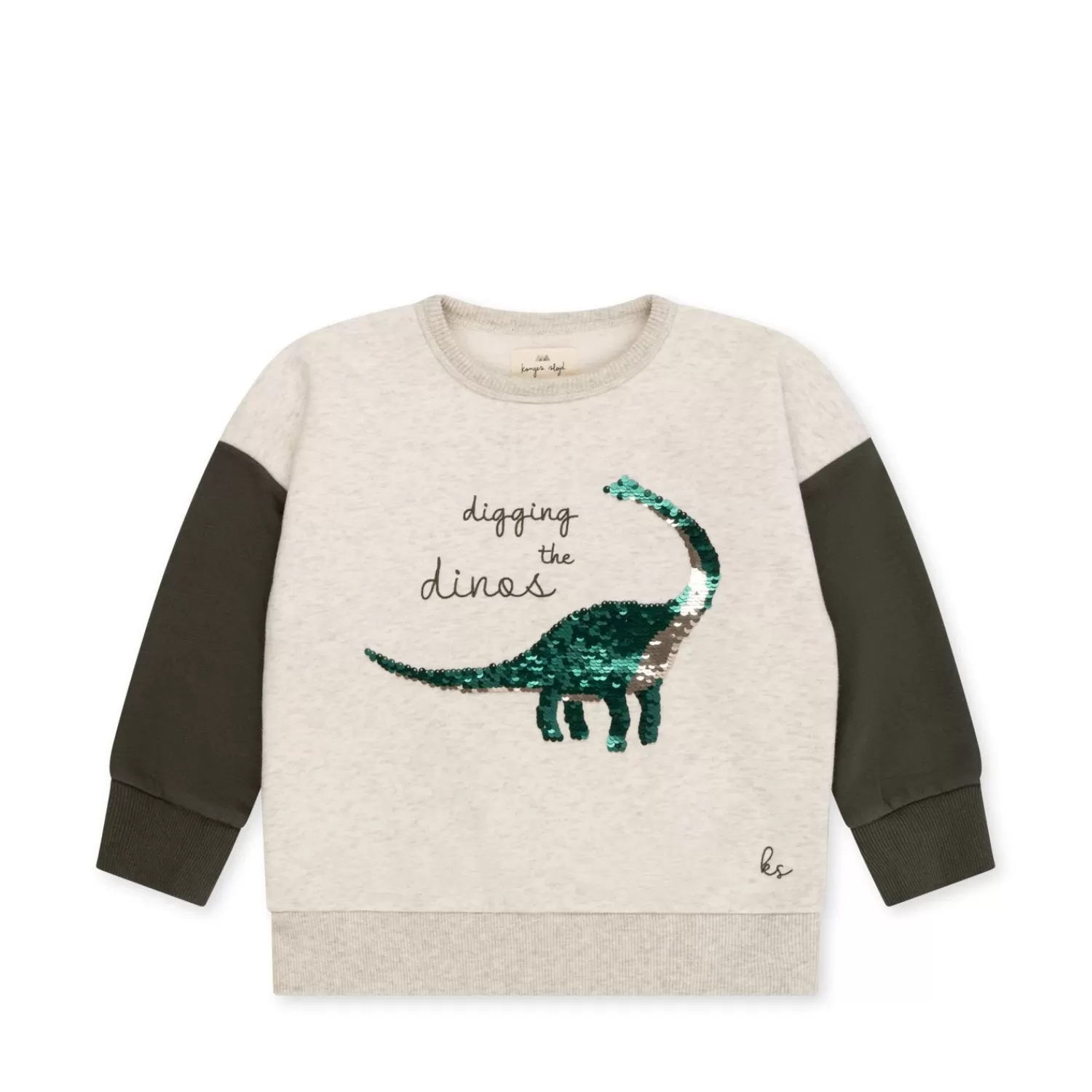 Born Konges Sløjd Lou Sweatshirt - Off White Melange