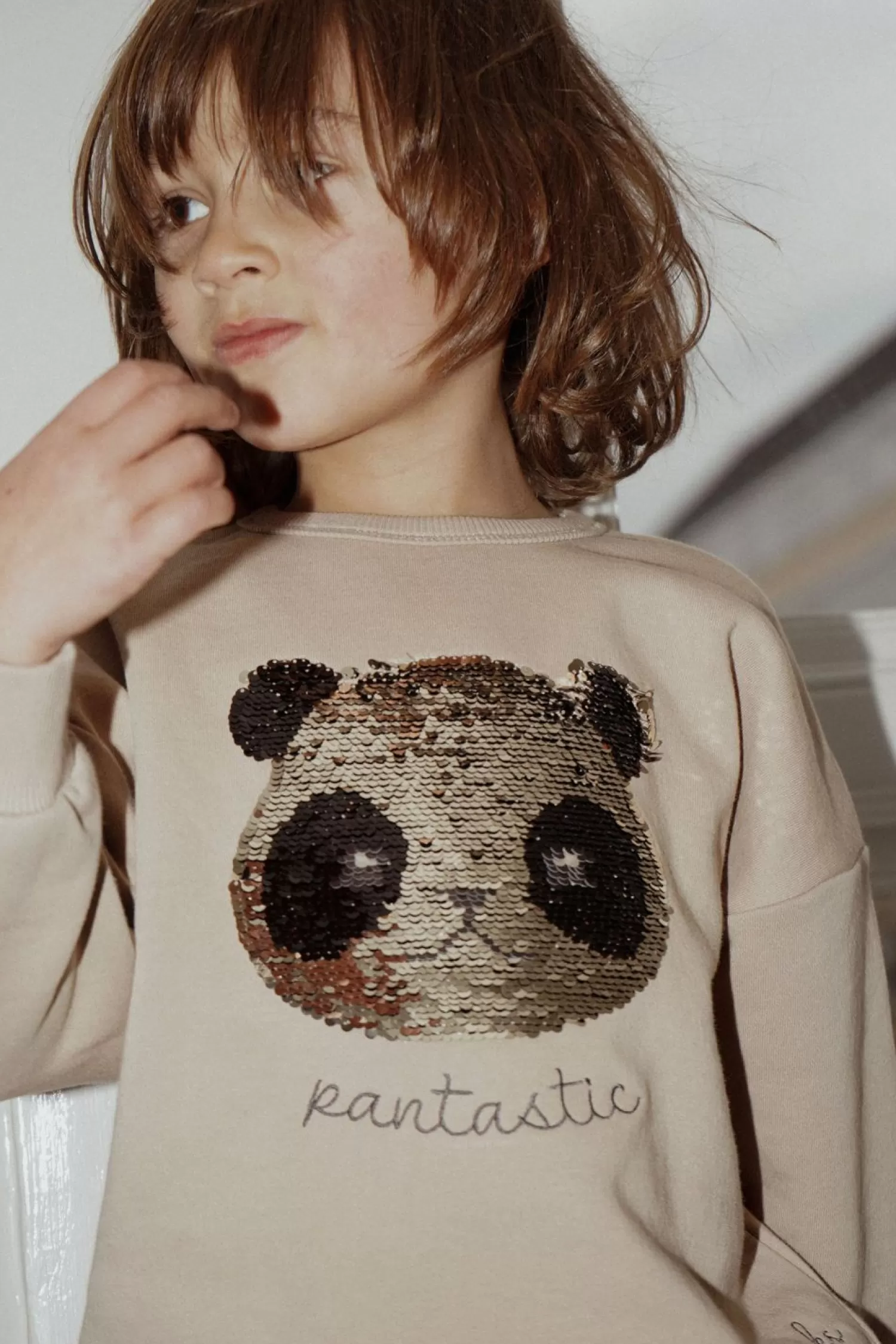 Born Konges Sløjd Lou Sweatshirt - Oxford Tan
