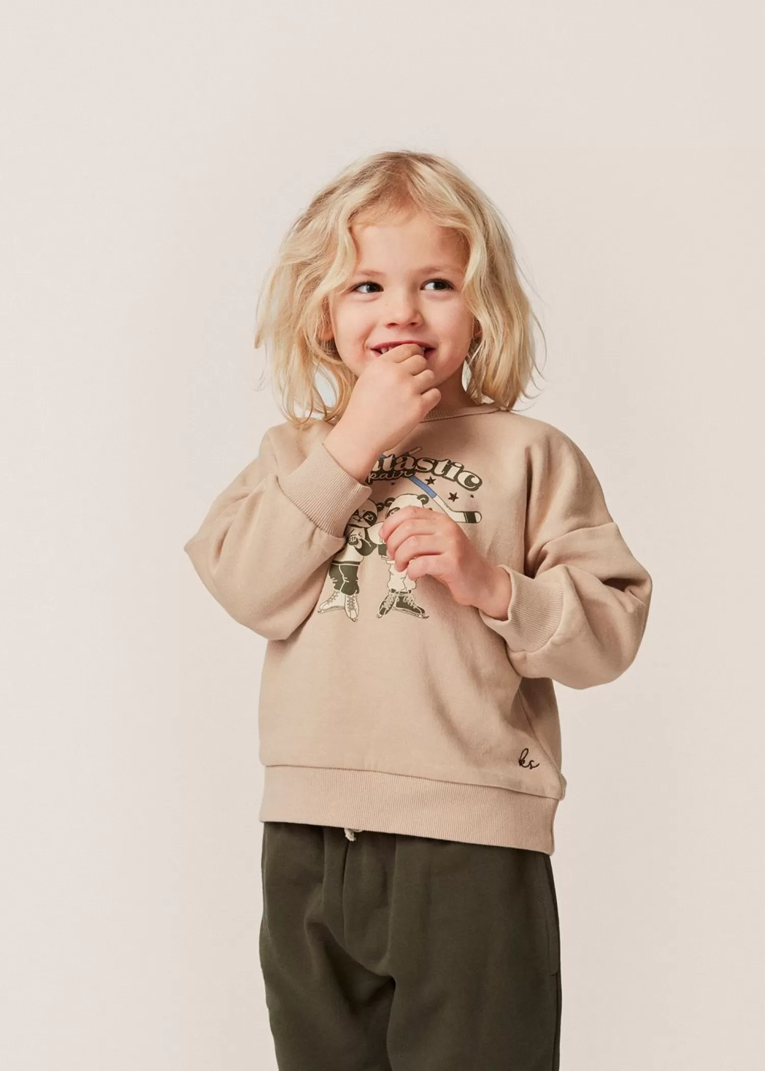Born Konges Sløjd Lou Sweatshirt - Oxford Tan