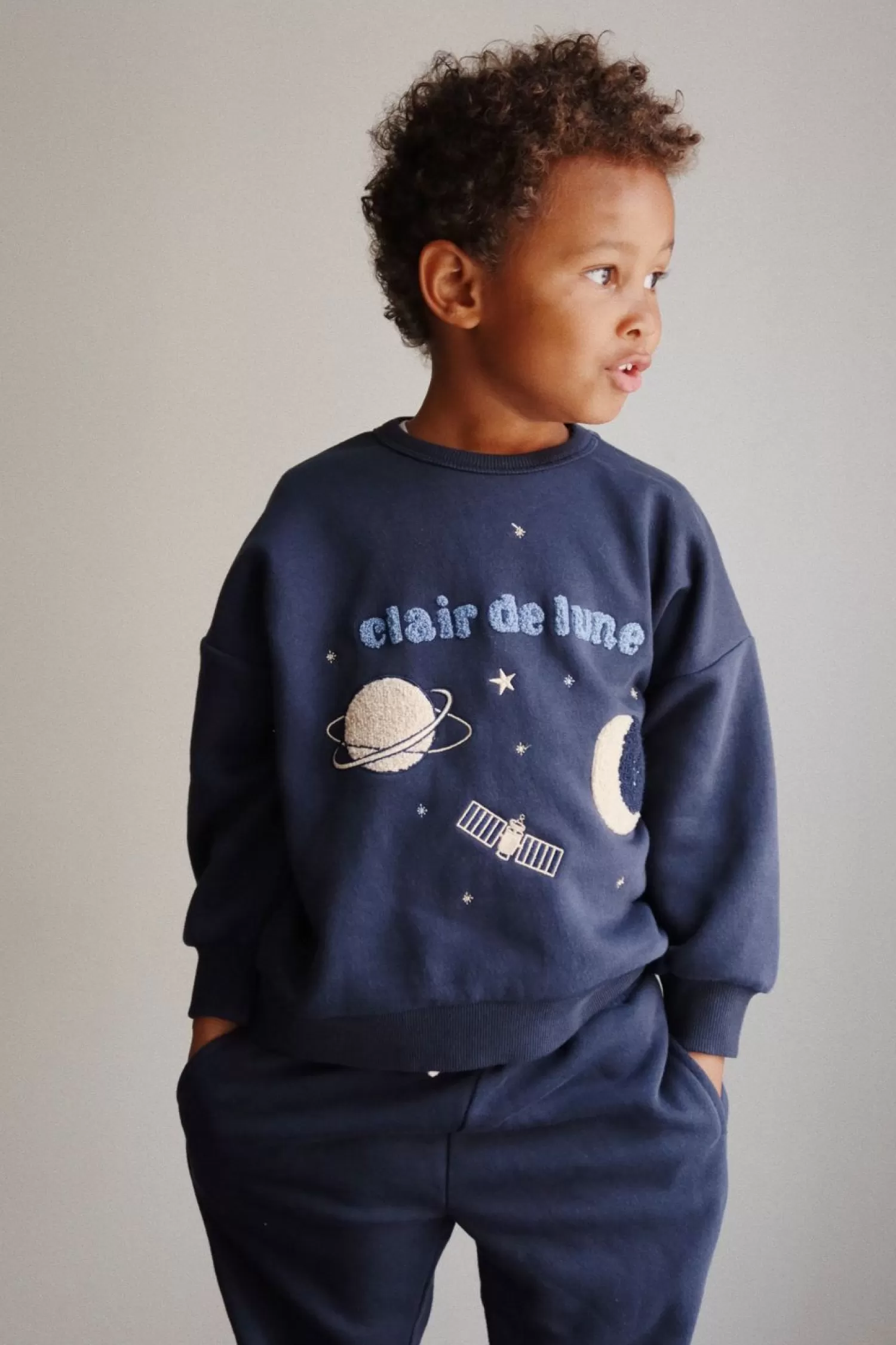 Born Konges Sløjd Lou Sweatshirt - Total Eclipse