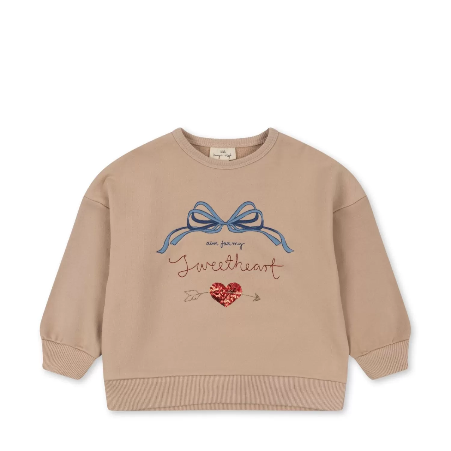 Born Konges Sløjd Lou Sweatshirt Glitter - Coeur Frappe