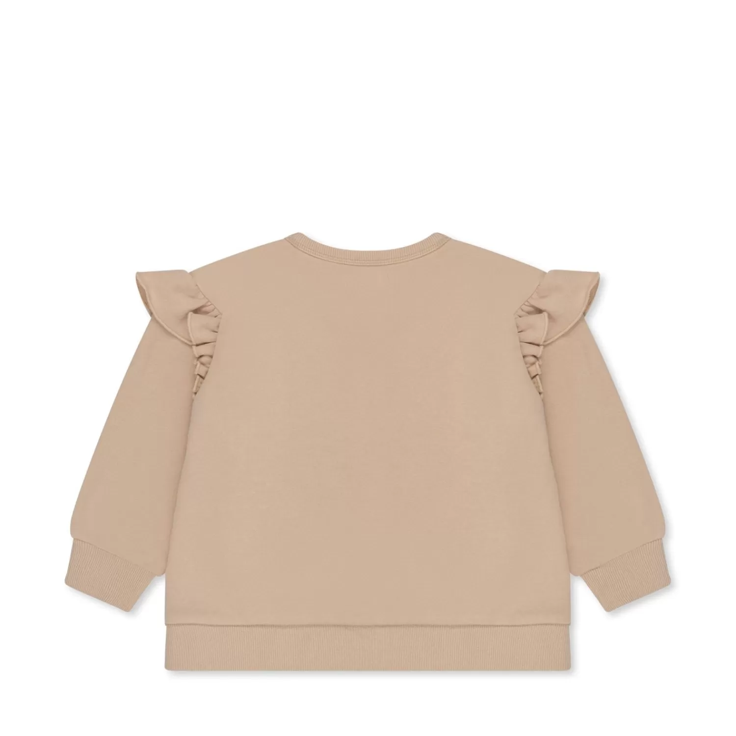 Born Konges Sløjd Lou Sweatshirt Med Flaeser - Smoke Gray