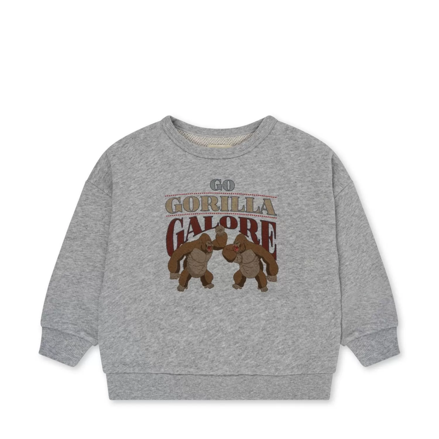 Born Konges Sløjd Loupy Lou Sweatshirt - Grey Melange