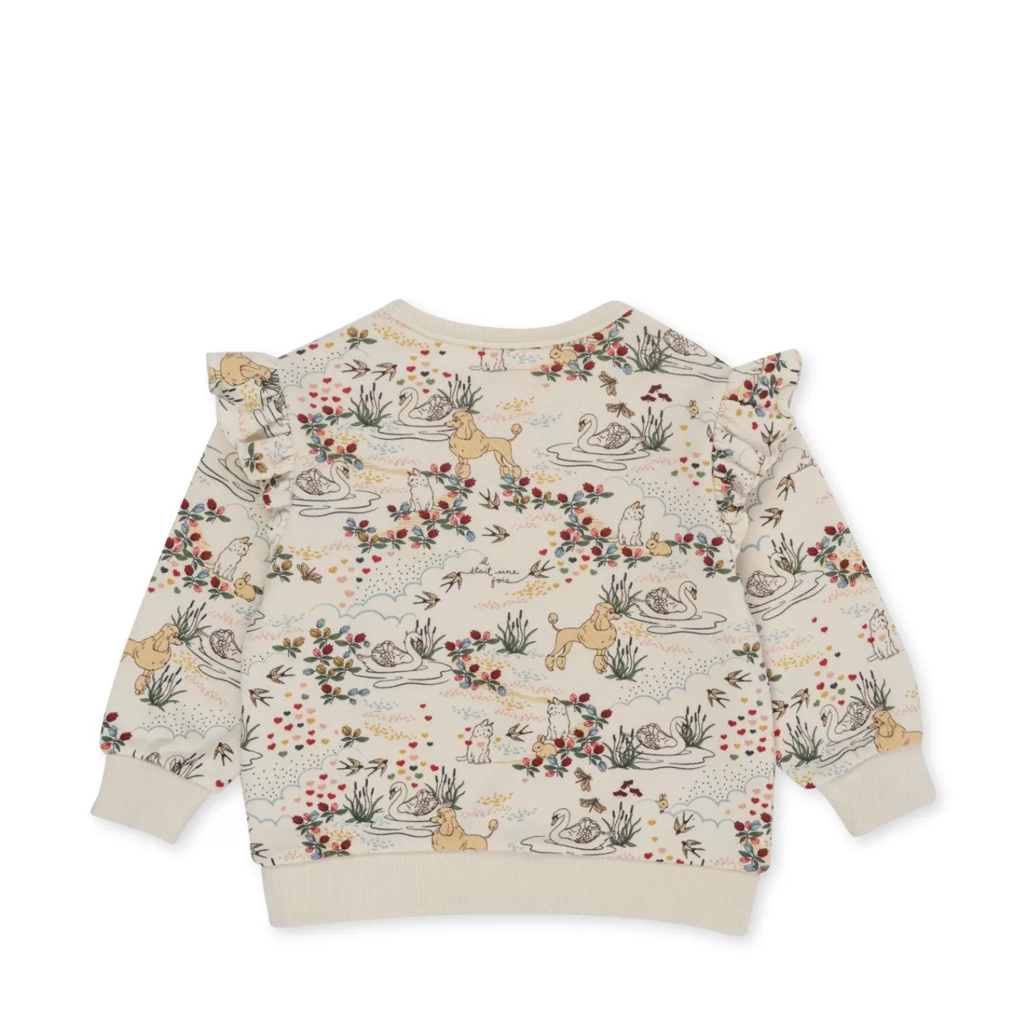 Born Konges Sløjd Loupy Lou Sweatshirt Med Flaeser - Mizumi