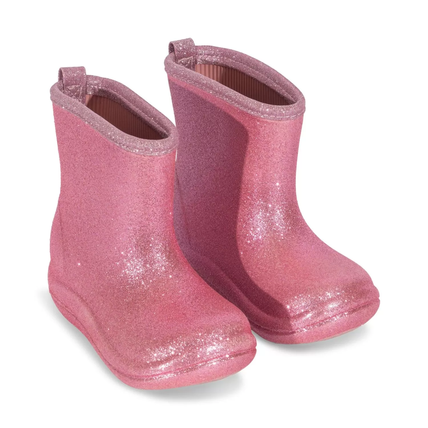 Born Konges Sløjd Luc Lightweight Glitter Rain Boots - Glitter Rose