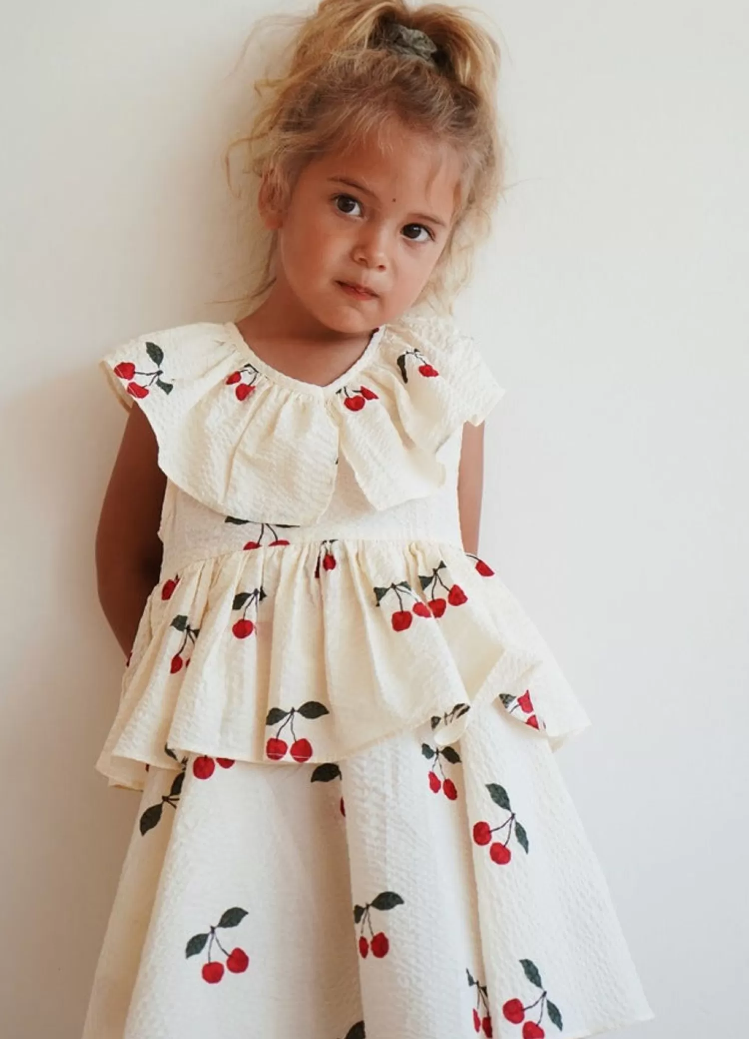 Born Konges Sløjd Lunella Kjole - Mon Grand Cherry