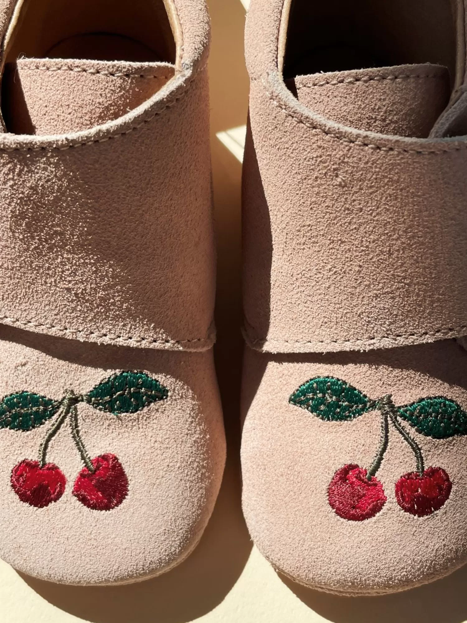 Born Konges Sløjd Mamour Broderede Futter - Dusty Pink