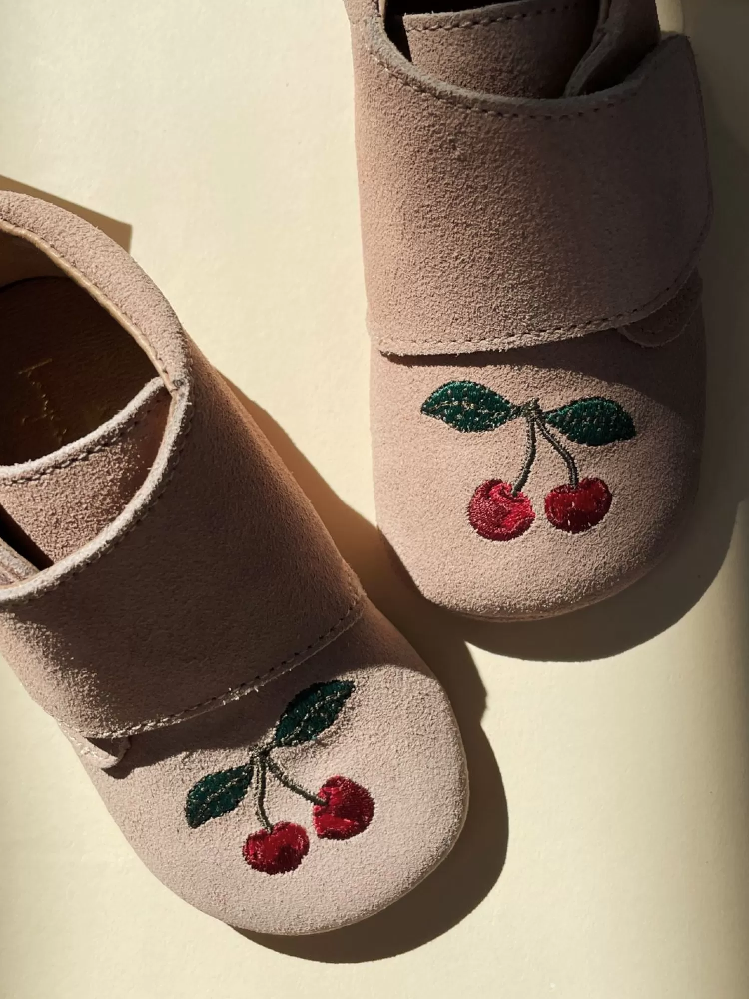Born Konges Sløjd Mamour Broderede Futter - Dusty Pink
