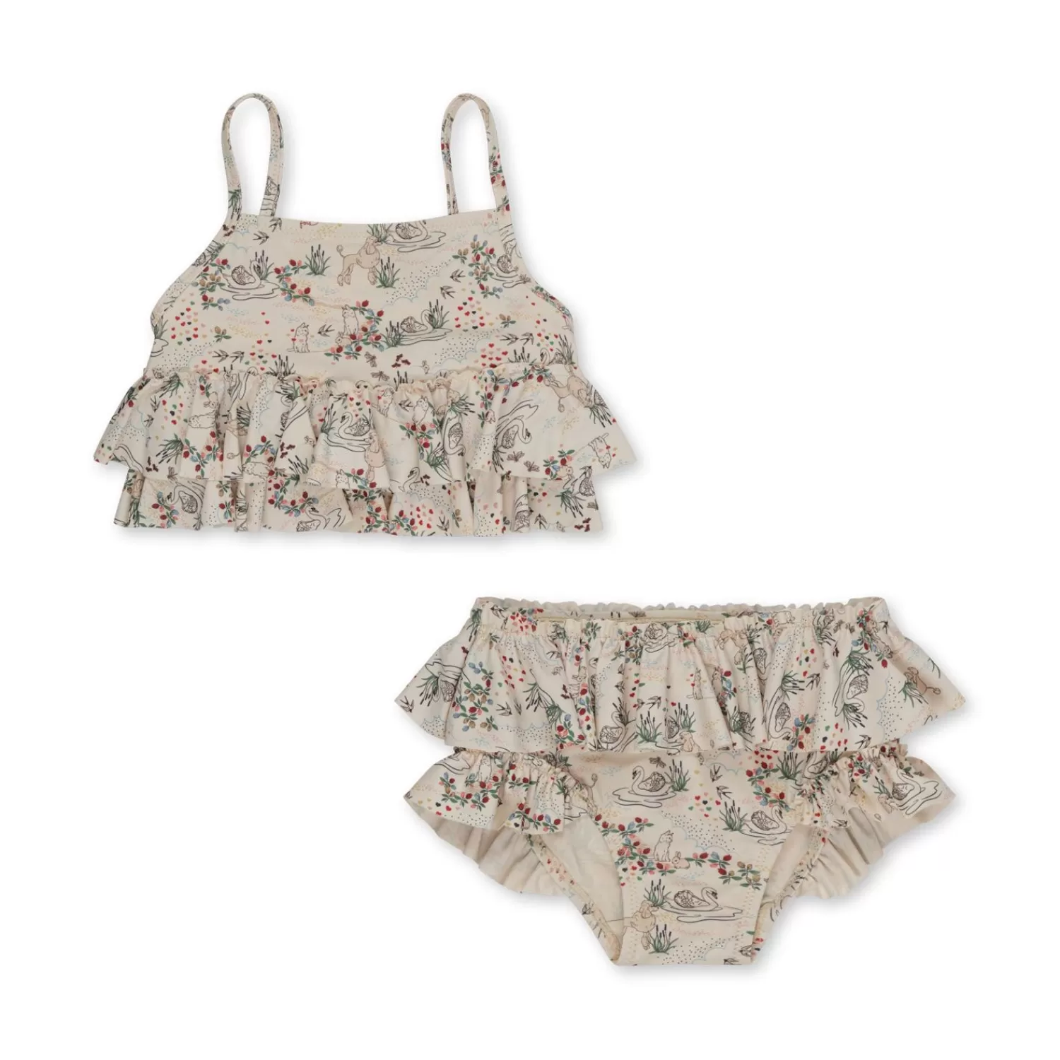 Born Konges Sløjd Manuca Bikini Med Flaeser - Mizumi
