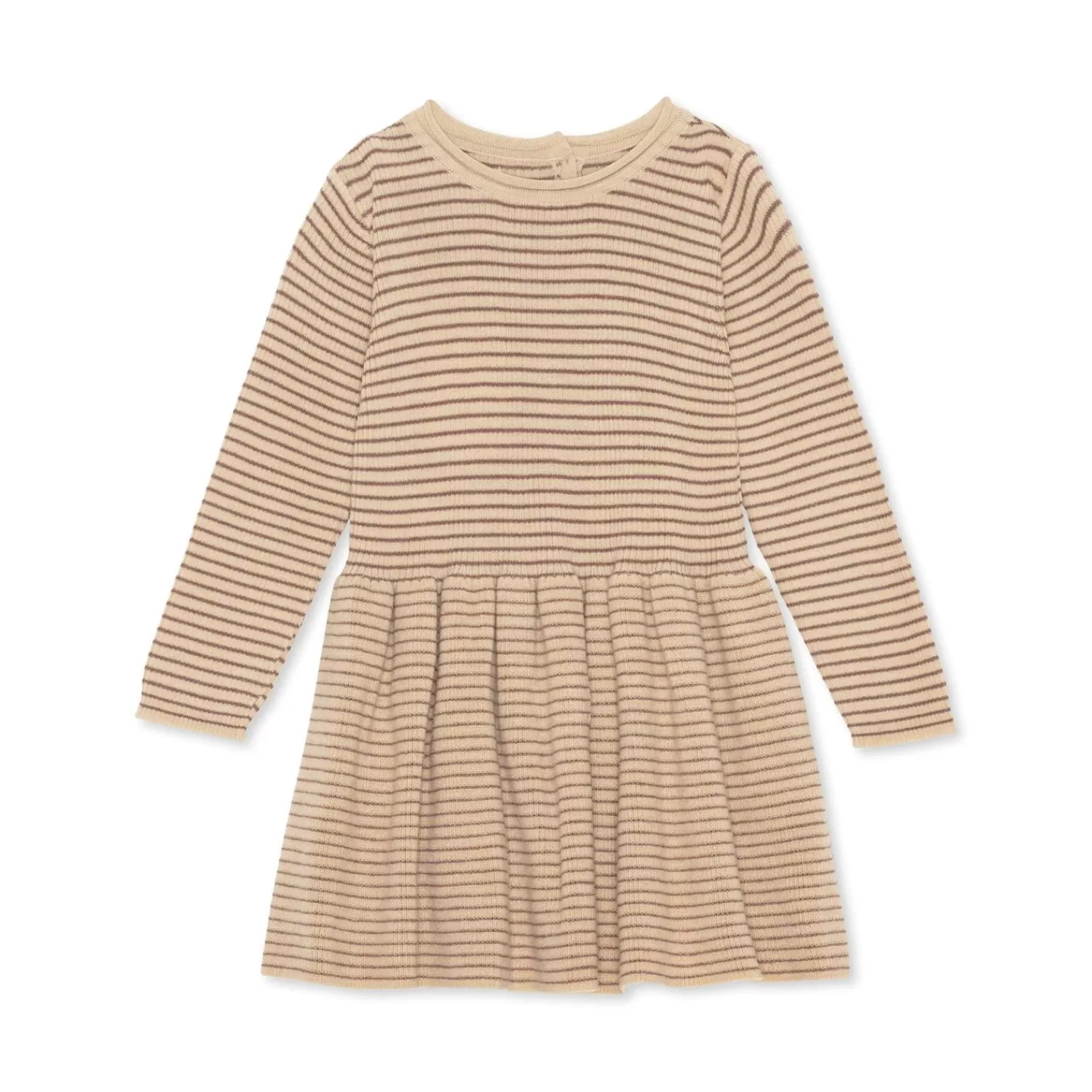 Born Konges Sløjd Meo Strik Kjole - Peppercorn Stripe
